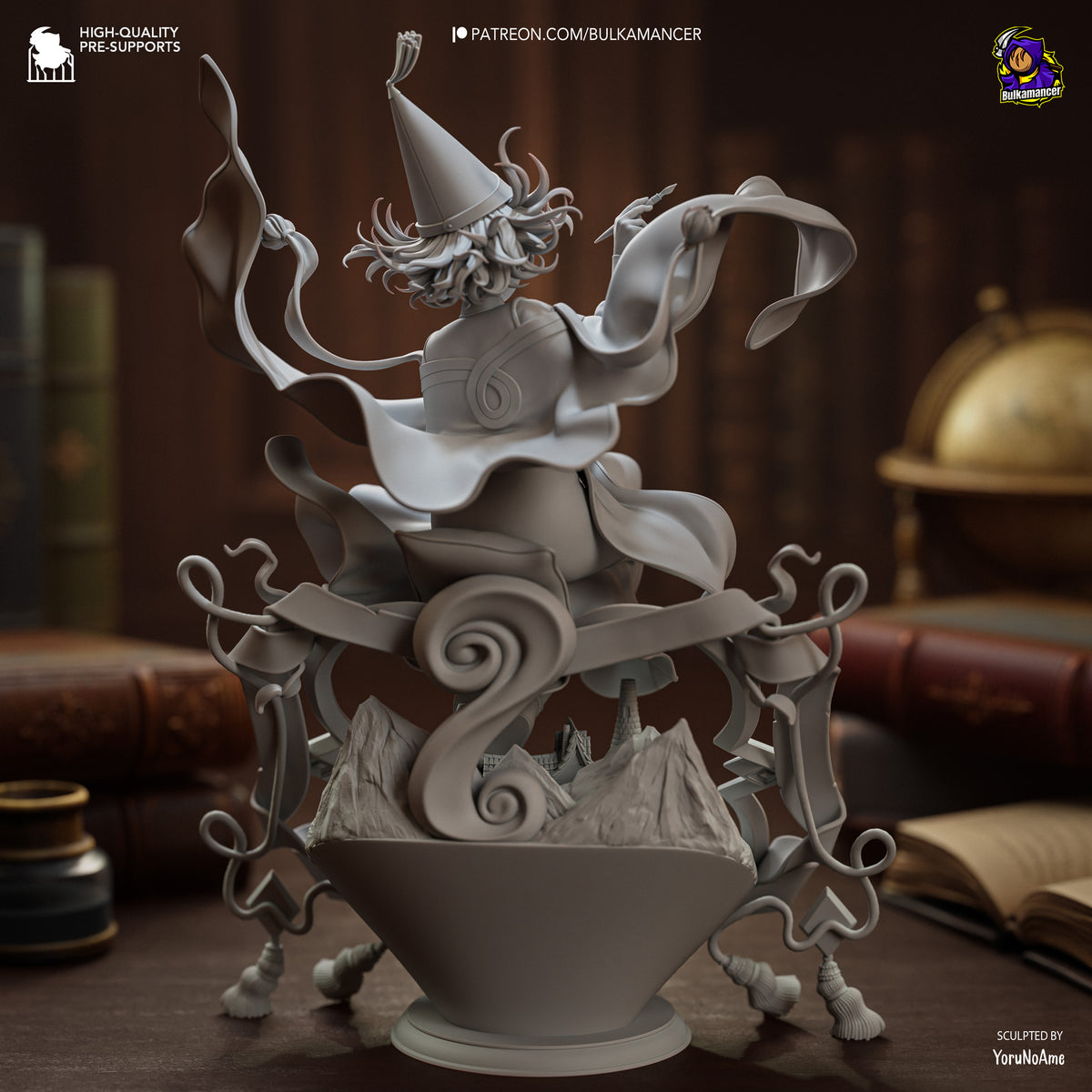 Pointed-Hat Apprentice resin garage kit - product image by Bulkamancer Sculpts
