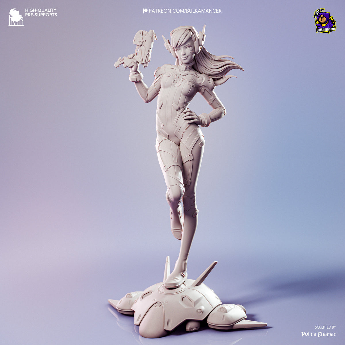 Korean Mech Pilot resin garage kit - product image by Bulkamancer Sculpts