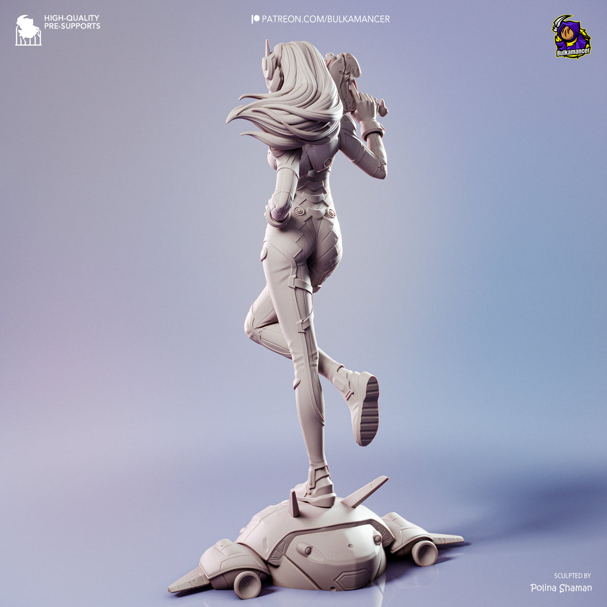 Korean Mech Pilot resin garage kit - product image by Bulkamancer Sculpts