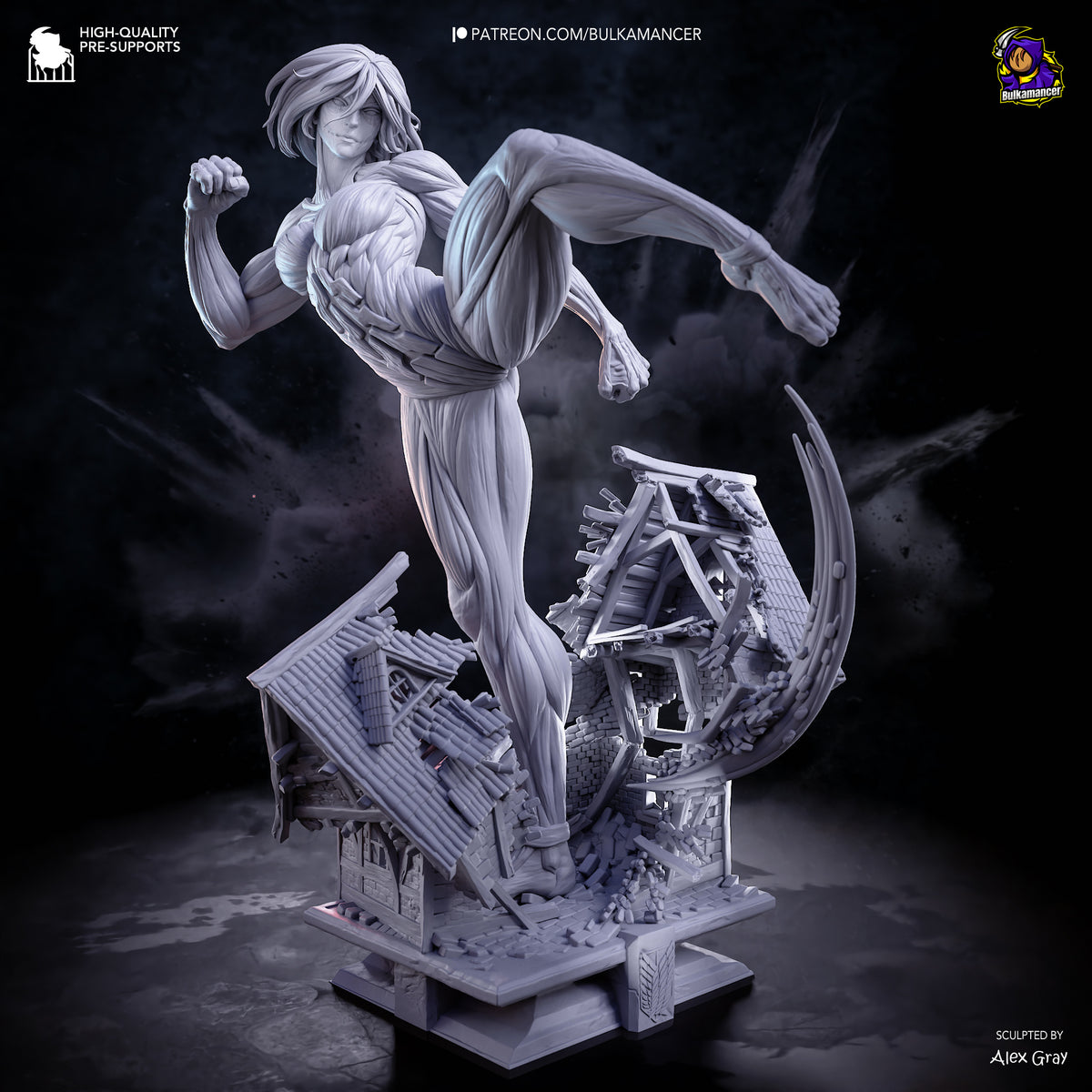 Female Giantess resin garage kit - product image by Bulkamancer Sculpts