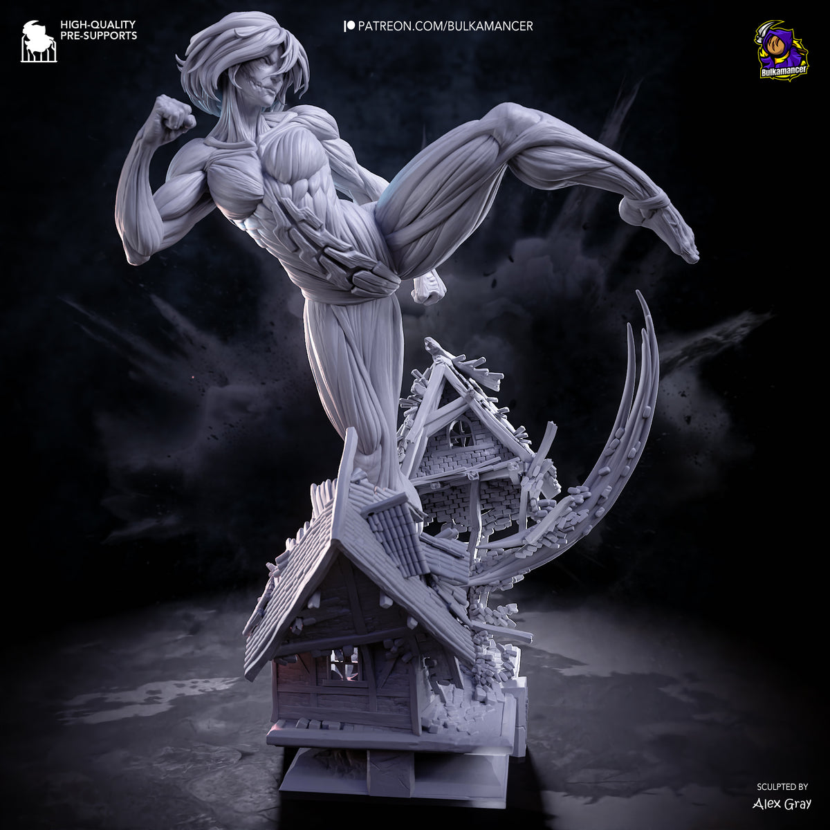 Female Giantess resin garage kit - product image by Bulkamancer Sculpts