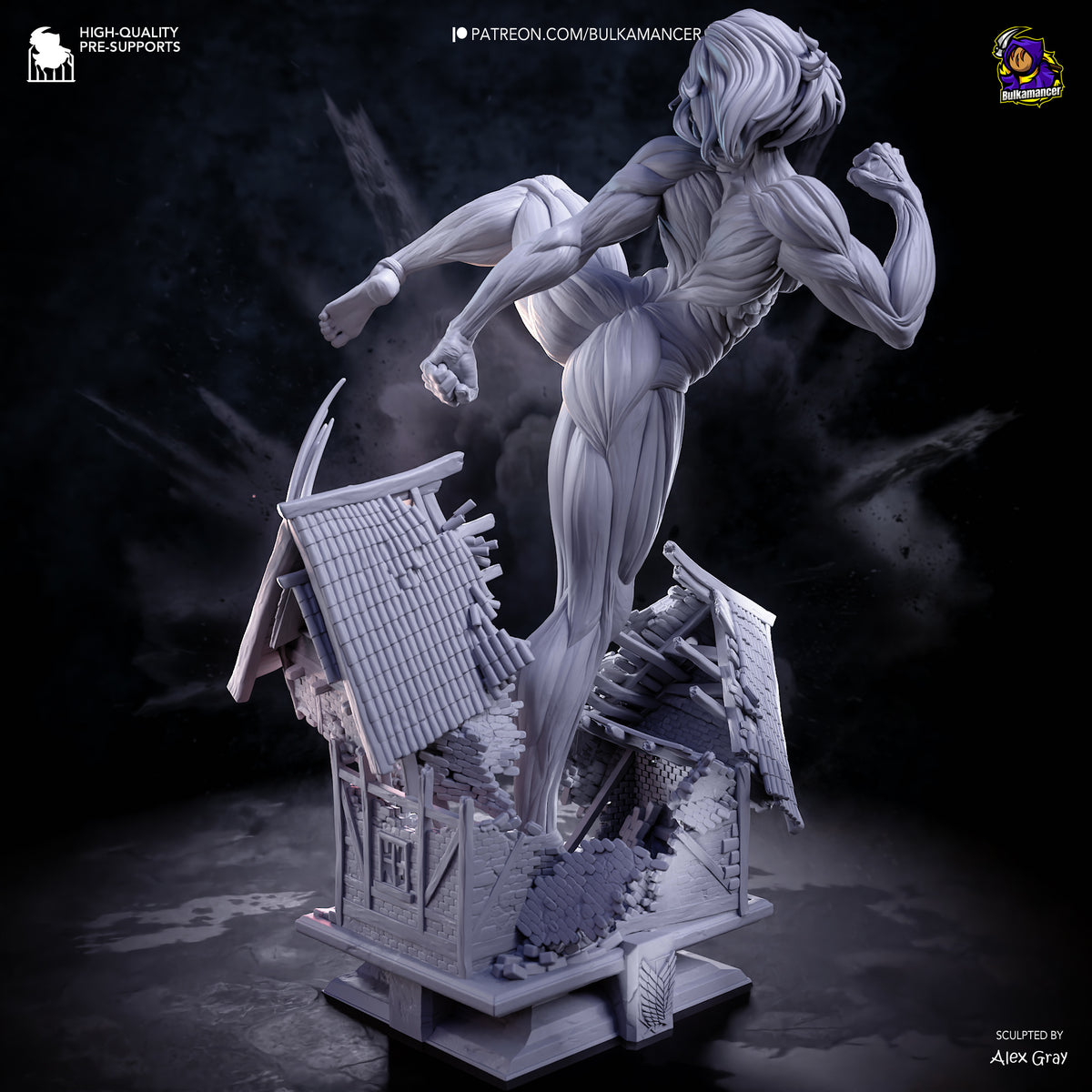 Female Giantess resin garage kit - product image by Bulkamancer Sculpts
