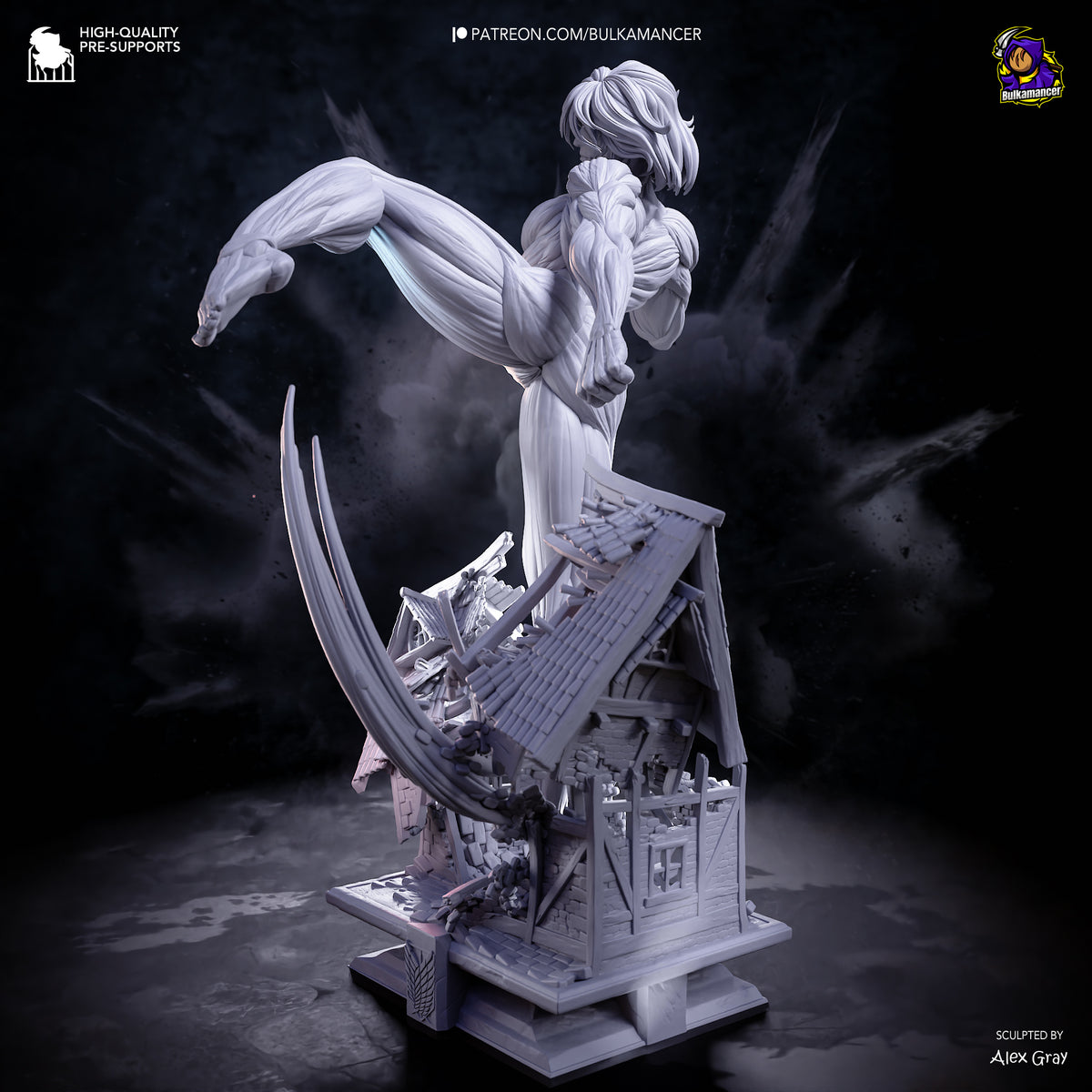 Female Giantess resin garage kit - product image by Bulkamancer Sculpts