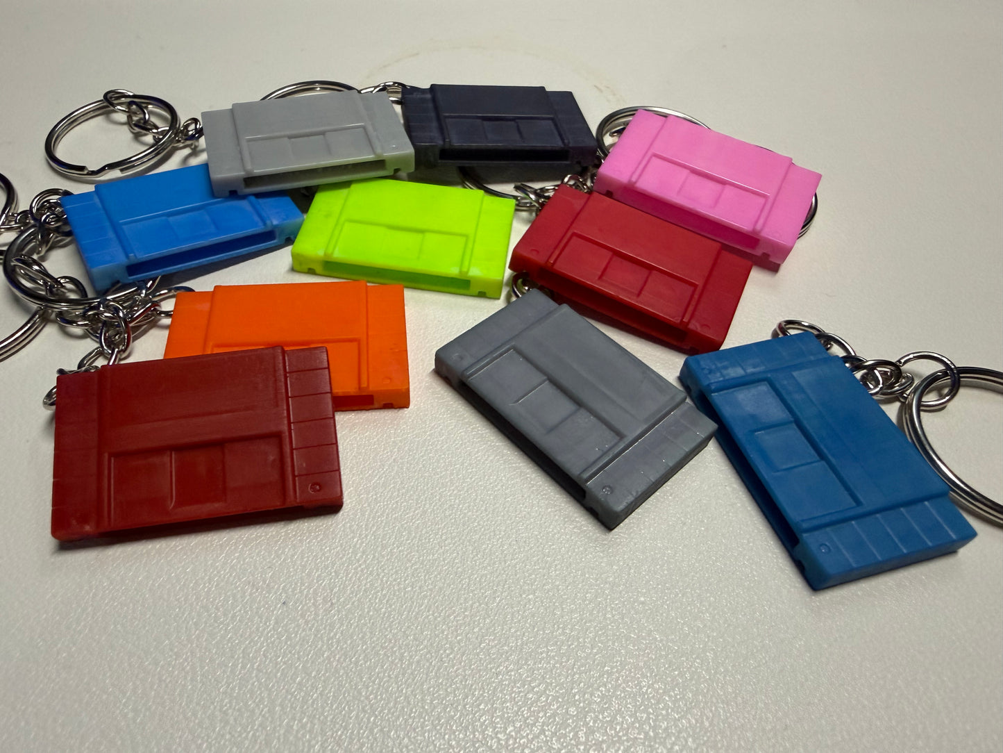Mini SNES Cartridge Keychain