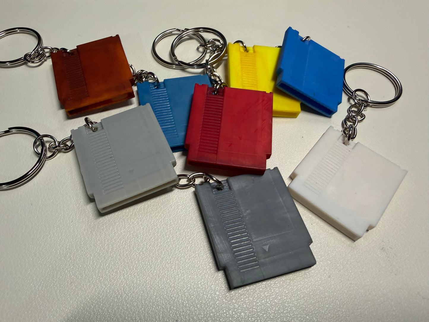 Mini NES Cartridge Keychain Backpack Tag Trinket