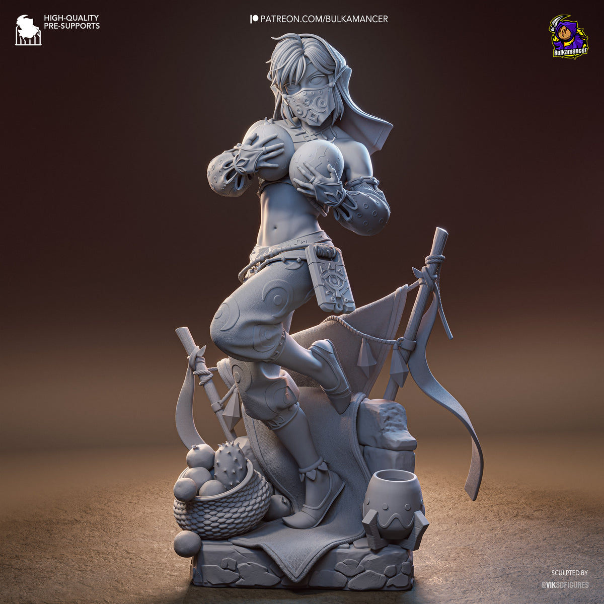 Undercover Hero resin garage kit - product image by Bulkamancer Sculpts