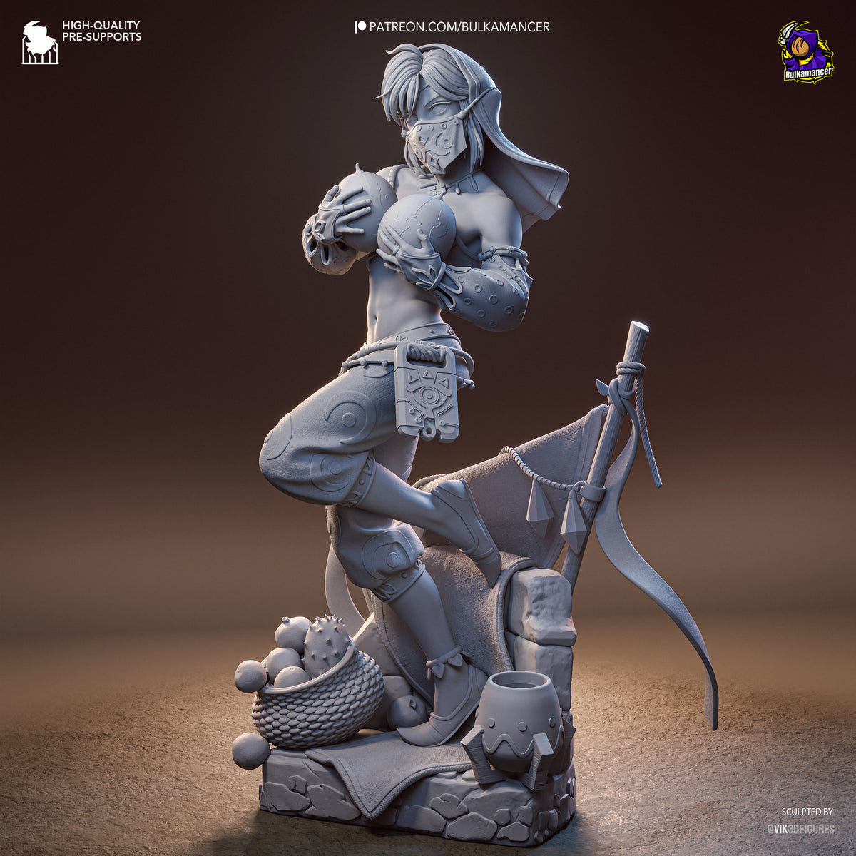 Undercover Hero resin garage kit - product image by Bulkamancer Sculpts