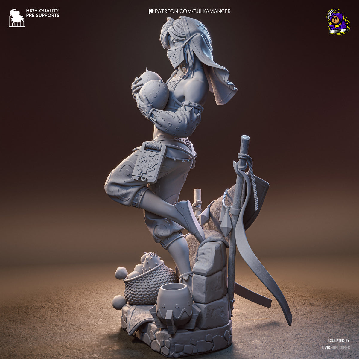 Undercover Hero resin garage kit - product image by Bulkamancer Sculpts