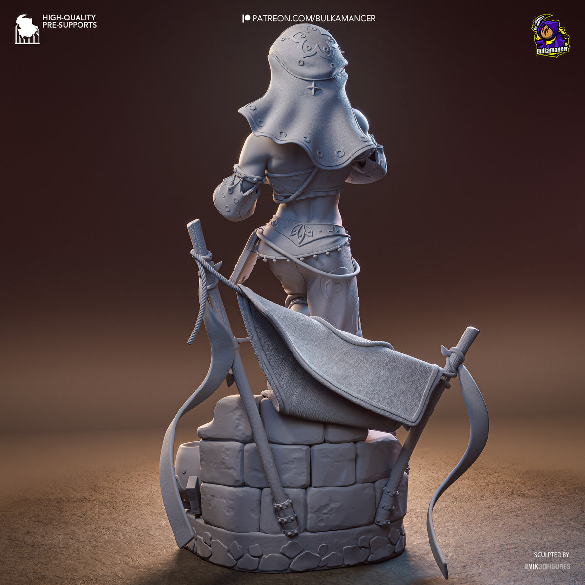Undercover Hero resin garage kit - product image by Bulkamancer Sculpts