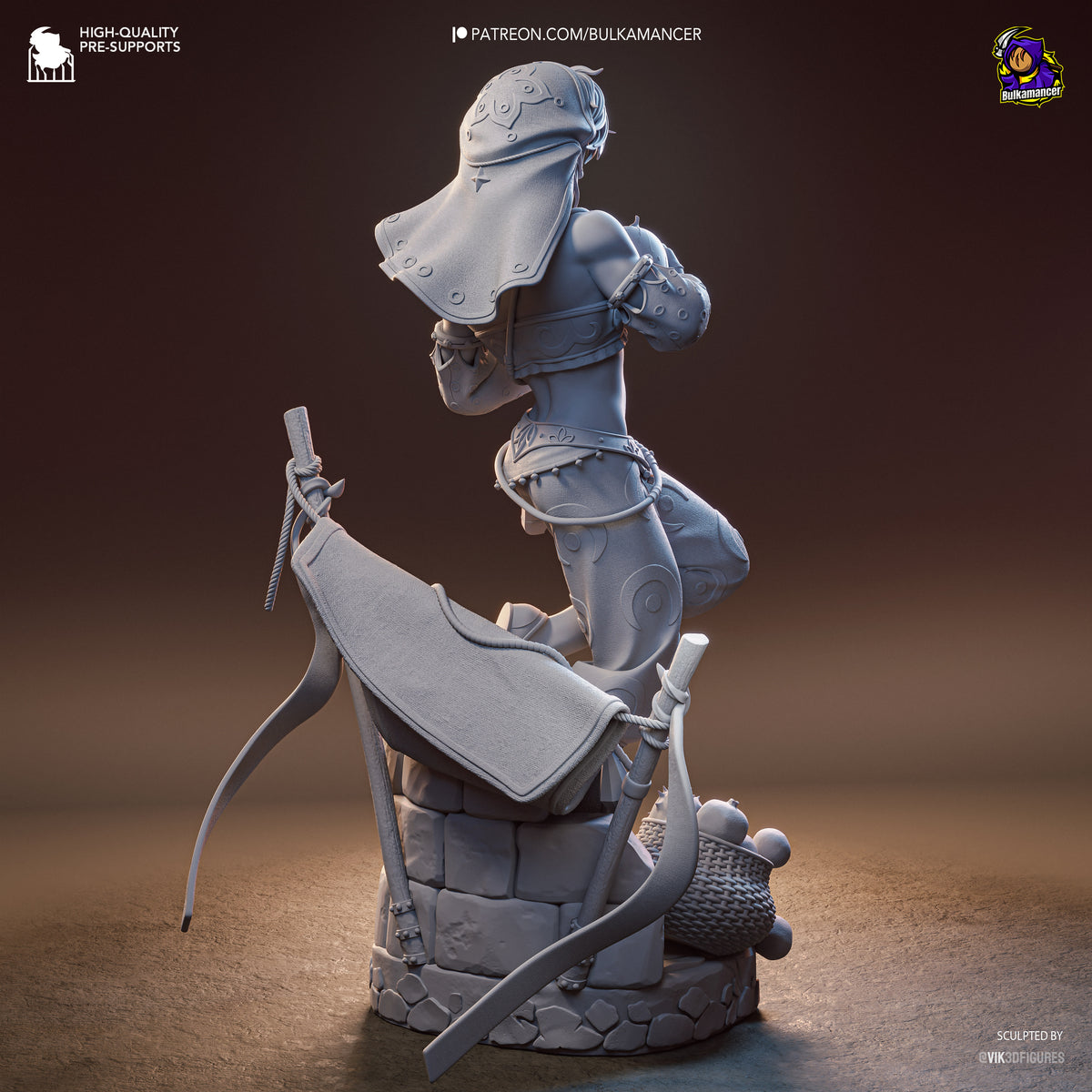 Undercover Hero resin garage kit - product image by Bulkamancer Sculpts