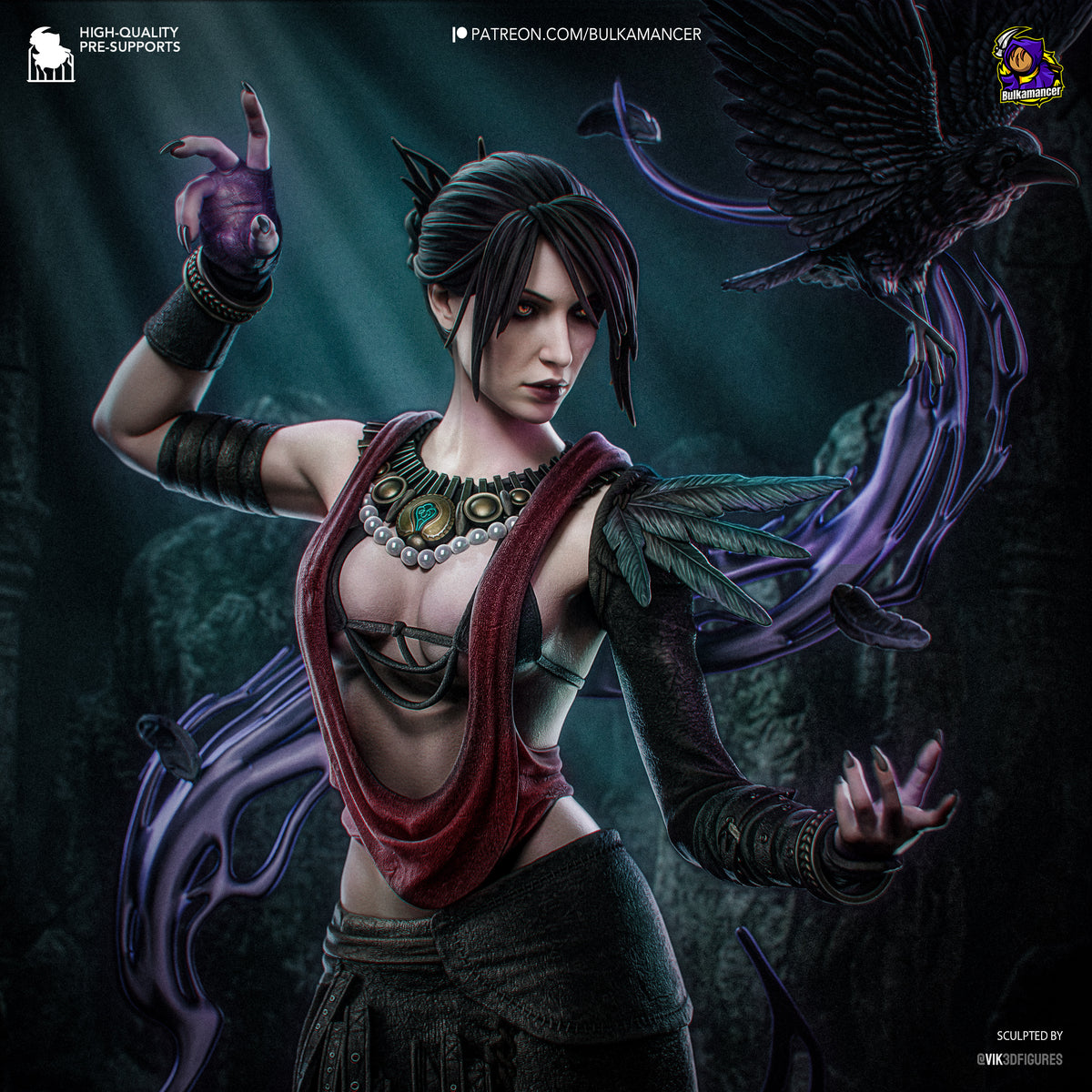 Swamp Witch – Unpainted Resin Garage Kit