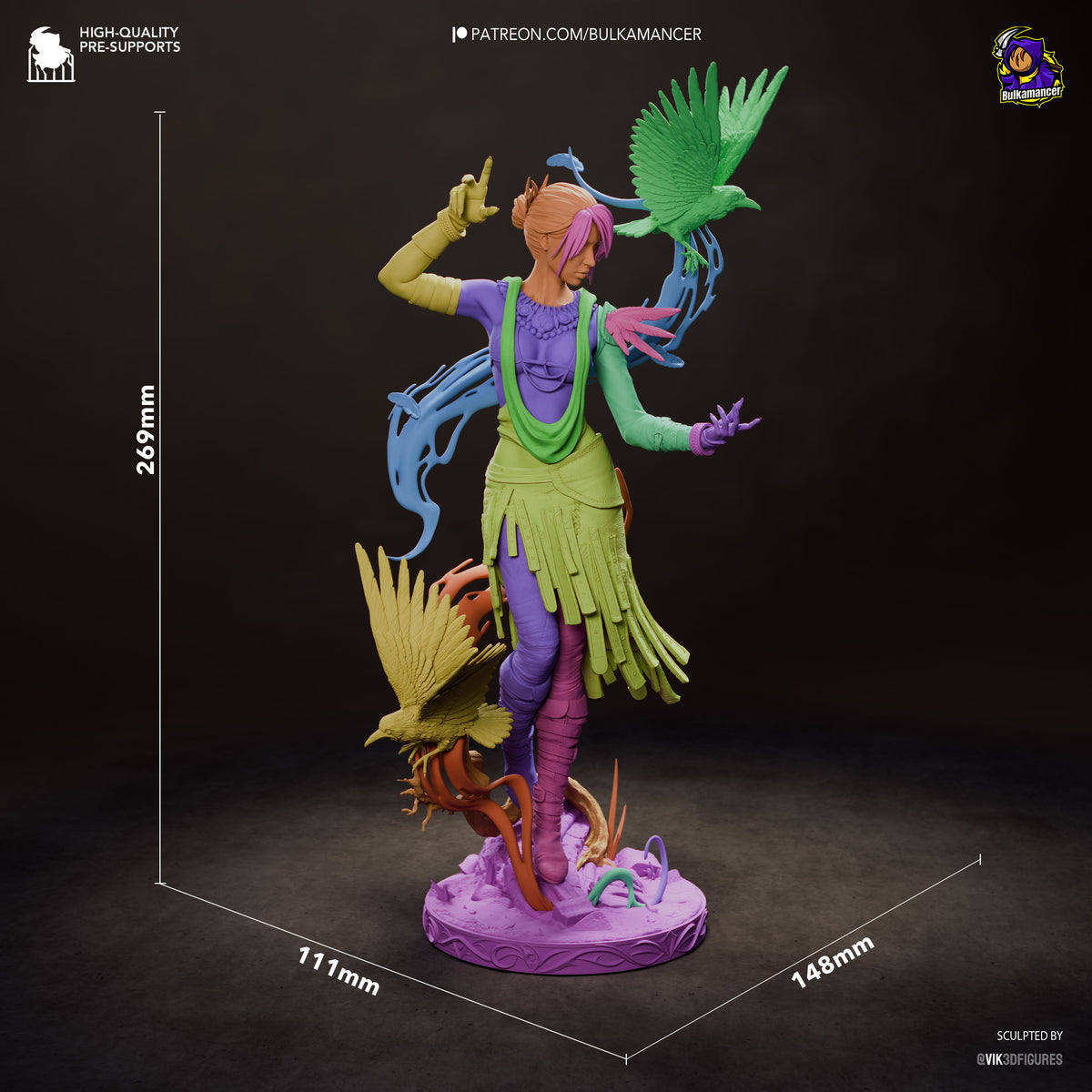 Swamp Witch – Unpainted Resin Garage Kit