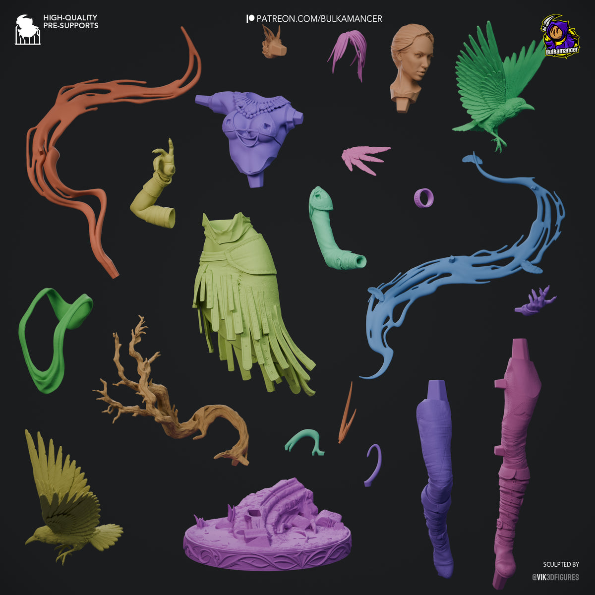 Swamp Witch – Unpainted Resin Garage Kit