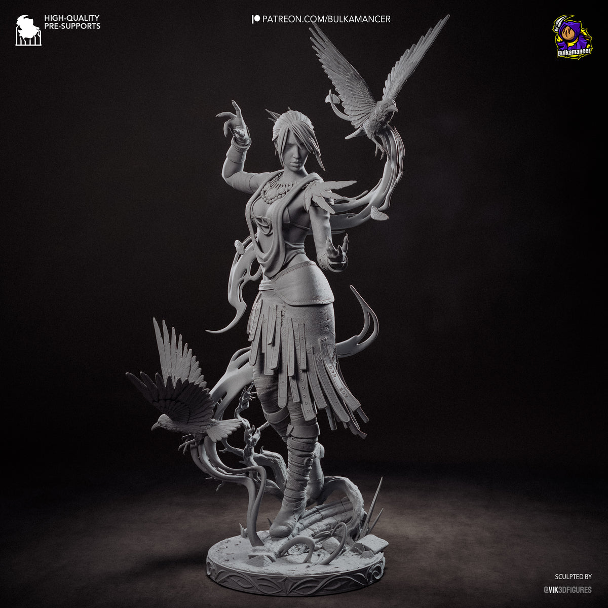 Swamp Witch – Unpainted Resin Garage Kit
