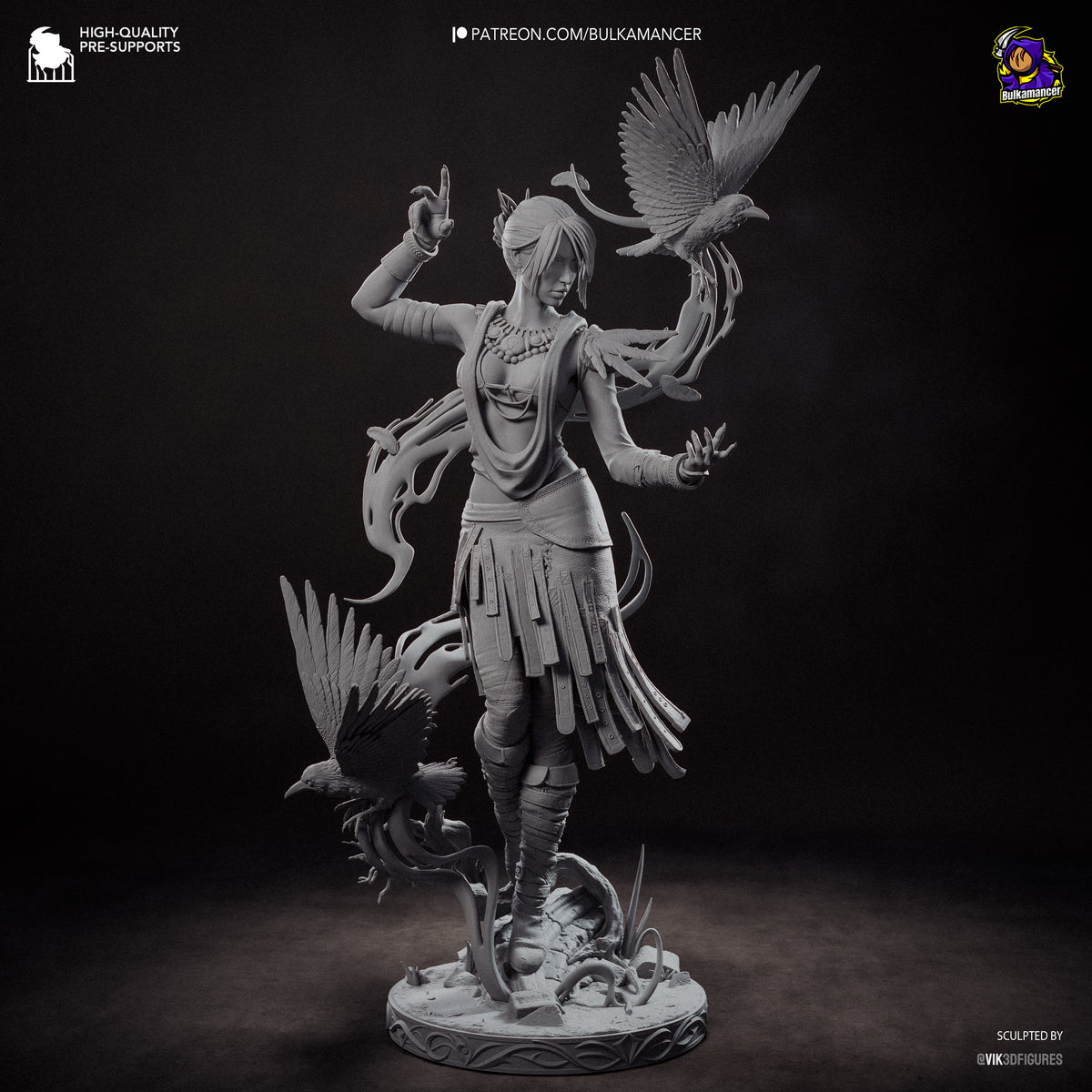 Swamp Witch – Unpainted Resin Garage Kit