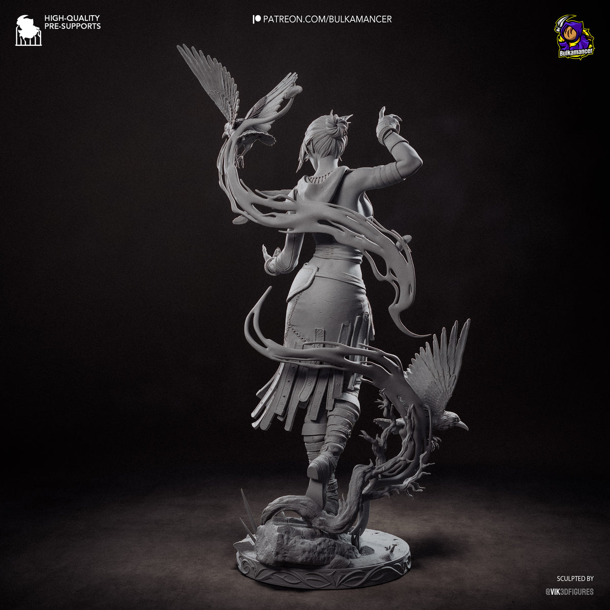 Swamp Witch – Unpainted Resin Garage Kit