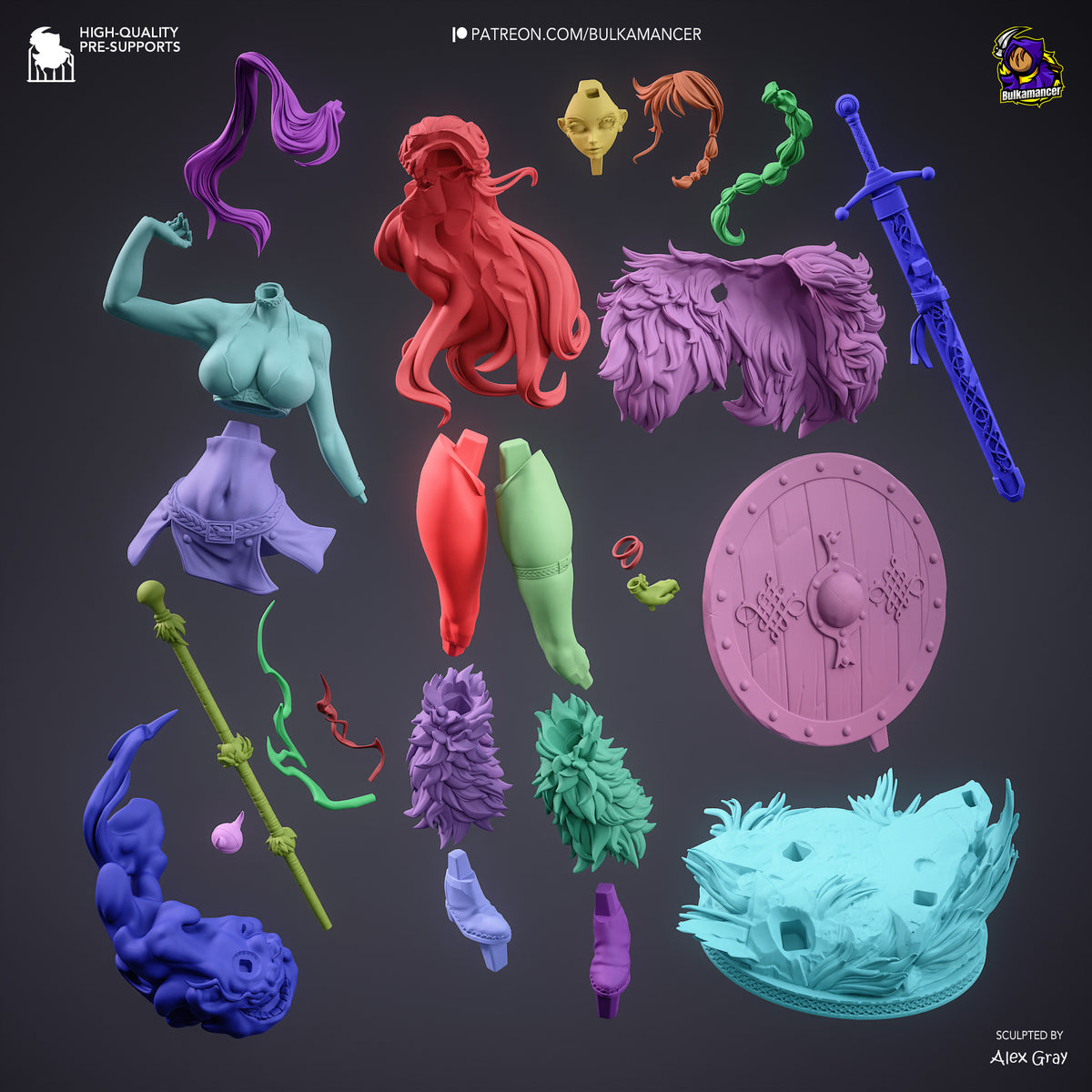 Ocean Navigator resin garage kit - product image by Bulkamancer Sculpts