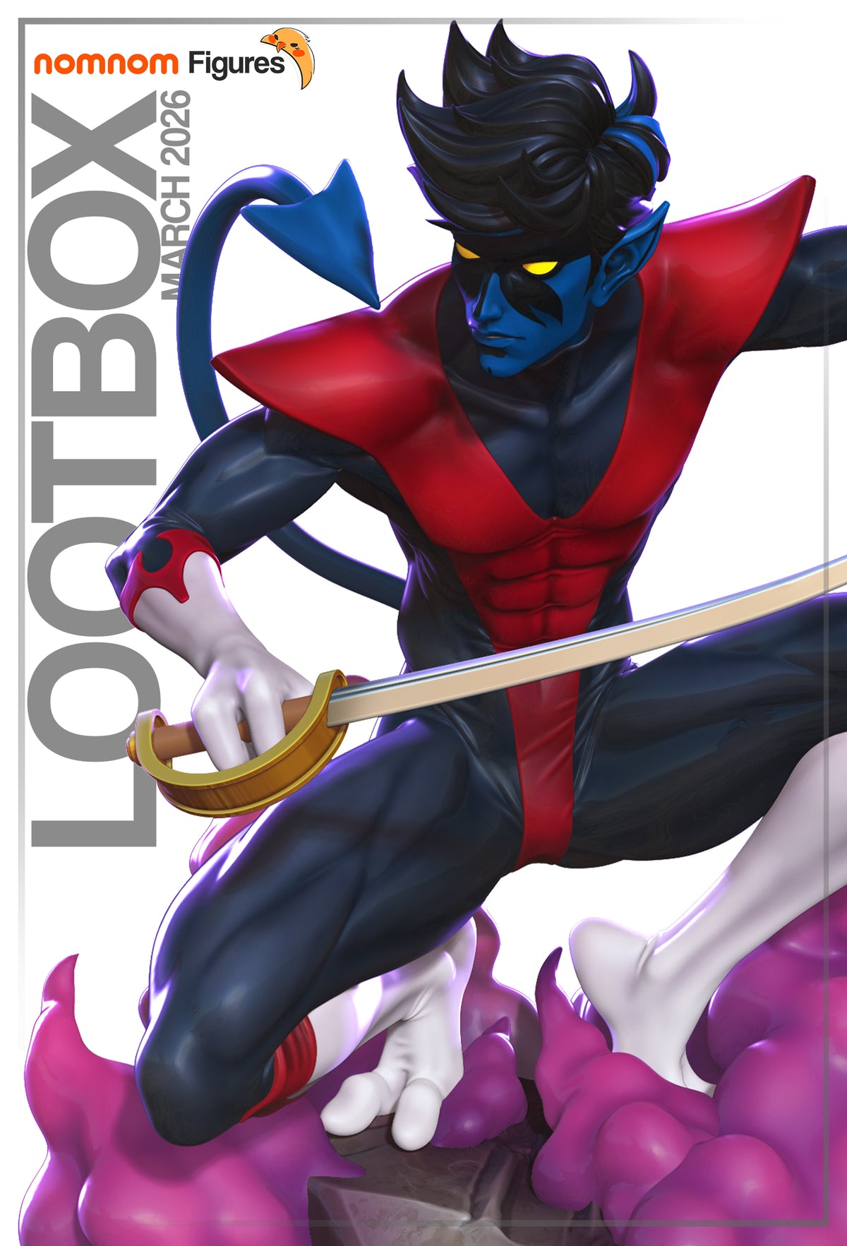 Teleporting Swordsman resin garage kit - product image by NomNom Figures