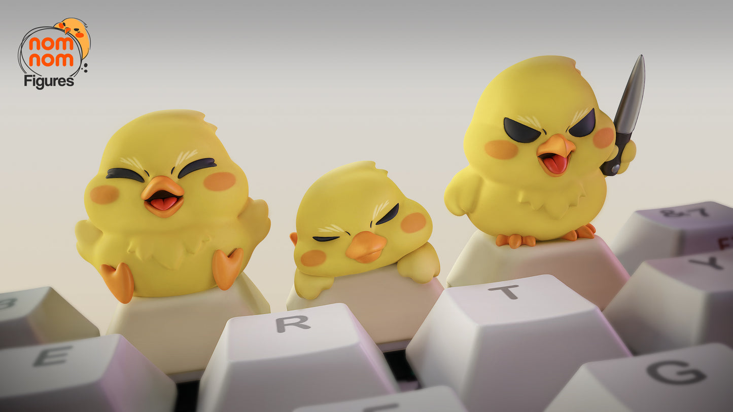 Nom Nom Bird Key Caps