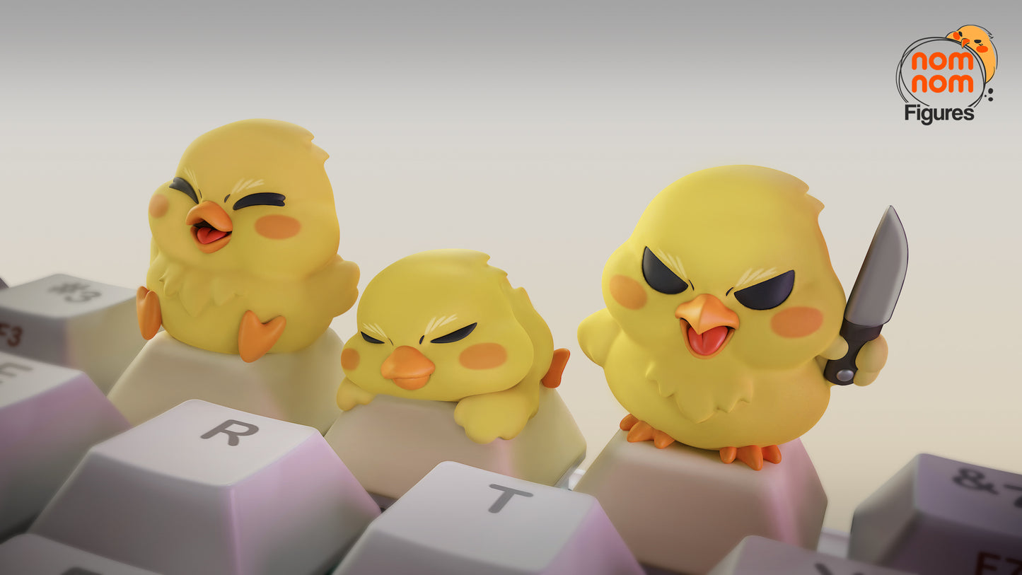 Nom Nom Bird Key Caps