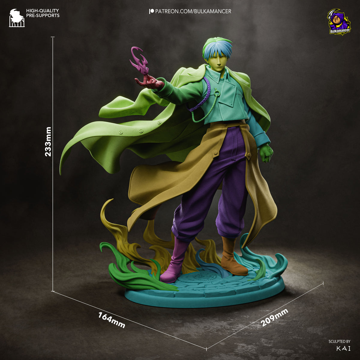 Flame General resin garage kit - product image by Bulkamancer Sculpts