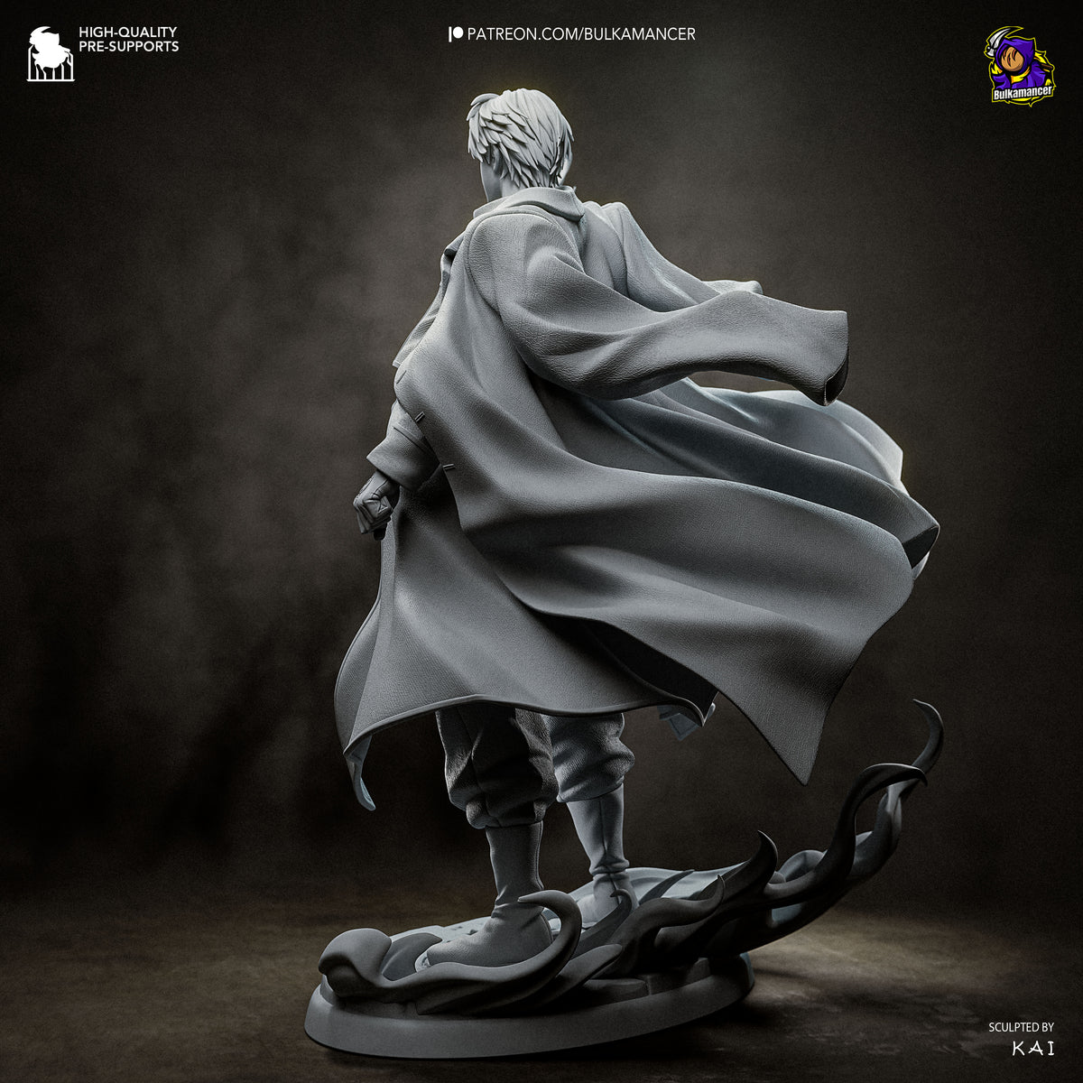 Flame General resin garage kit - product image by Bulkamancer Sculpts