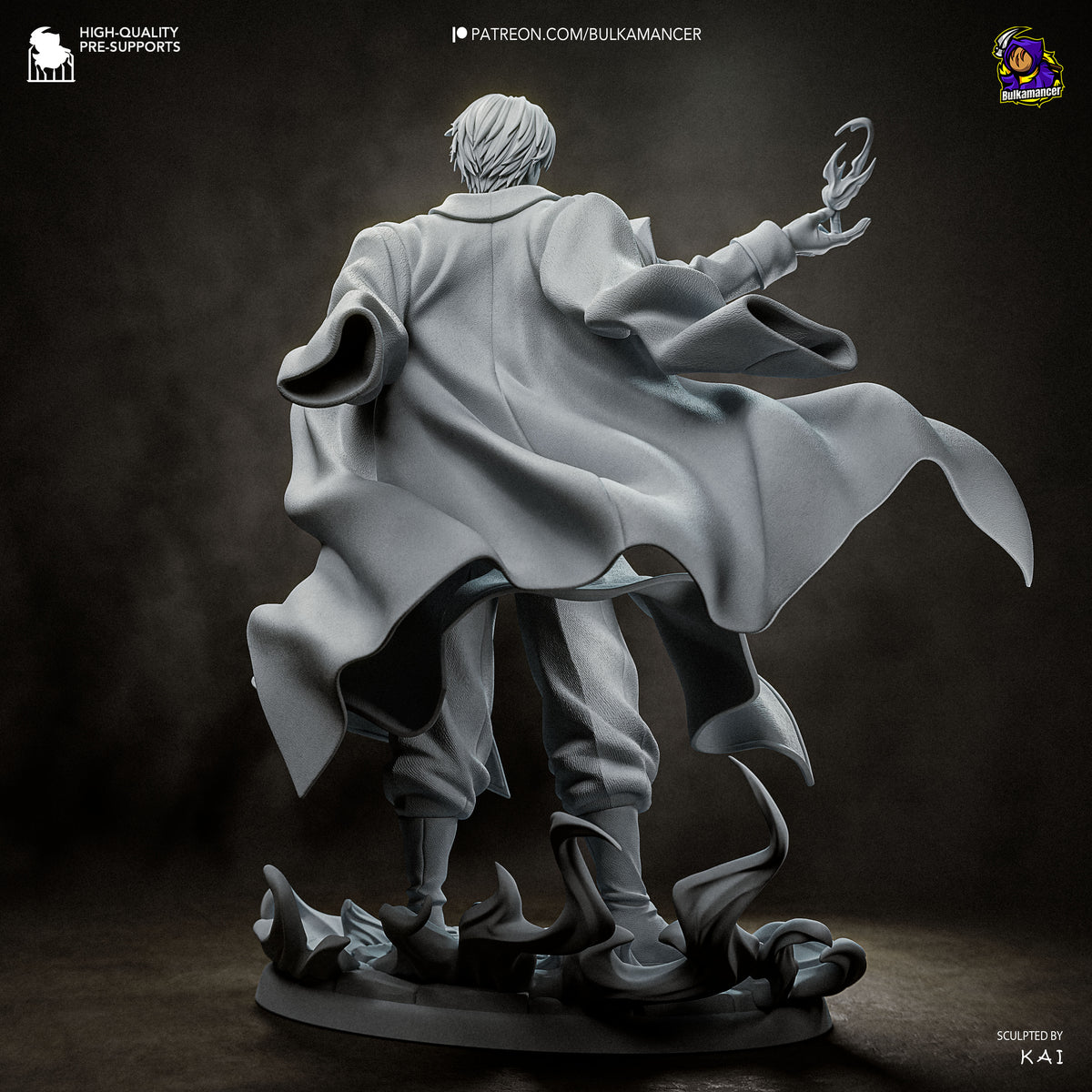 Flame General resin garage kit - product image by Bulkamancer Sculpts