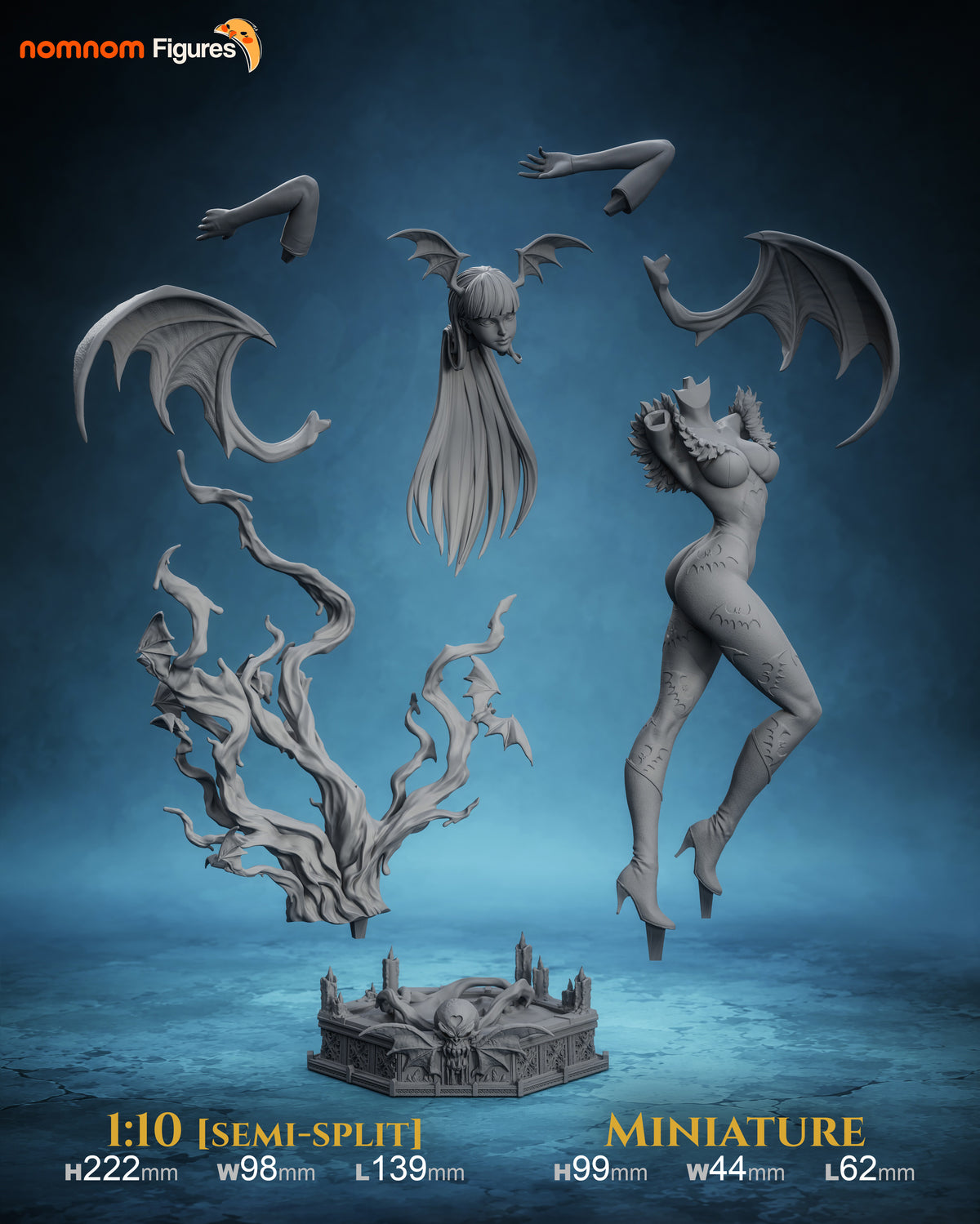 Legendary Succubus resin garage kit - product image by NomNom Figures