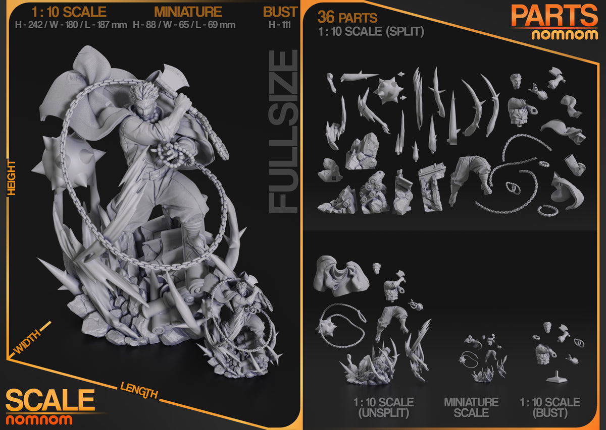 Spiritual Samurai resin garage kit - product image by NomNom Figures
