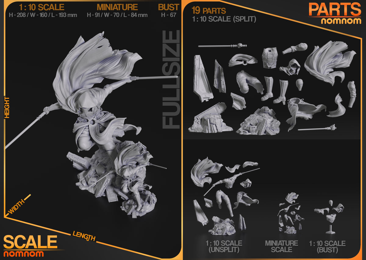 Knight of the Old Order resin garage kit - product image by NomNom Figures
