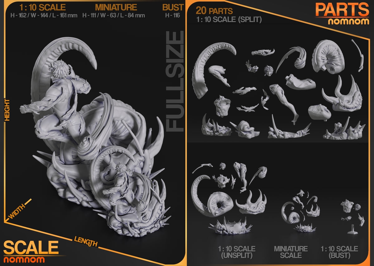 Spiritual Strongman resin garage kit - product image by NomNom Figures