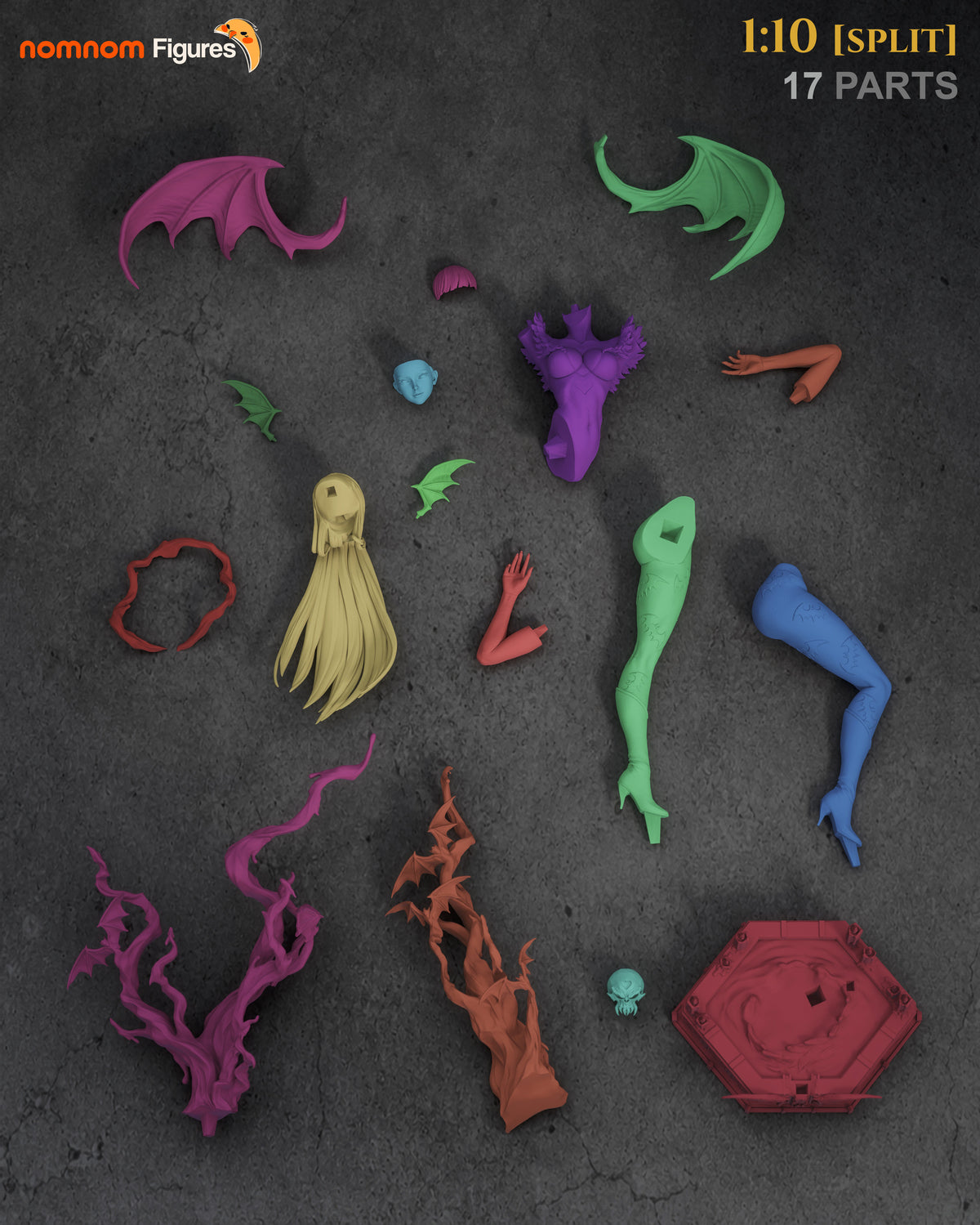 Legendary Succubus resin garage kit - product image by NomNom Figures