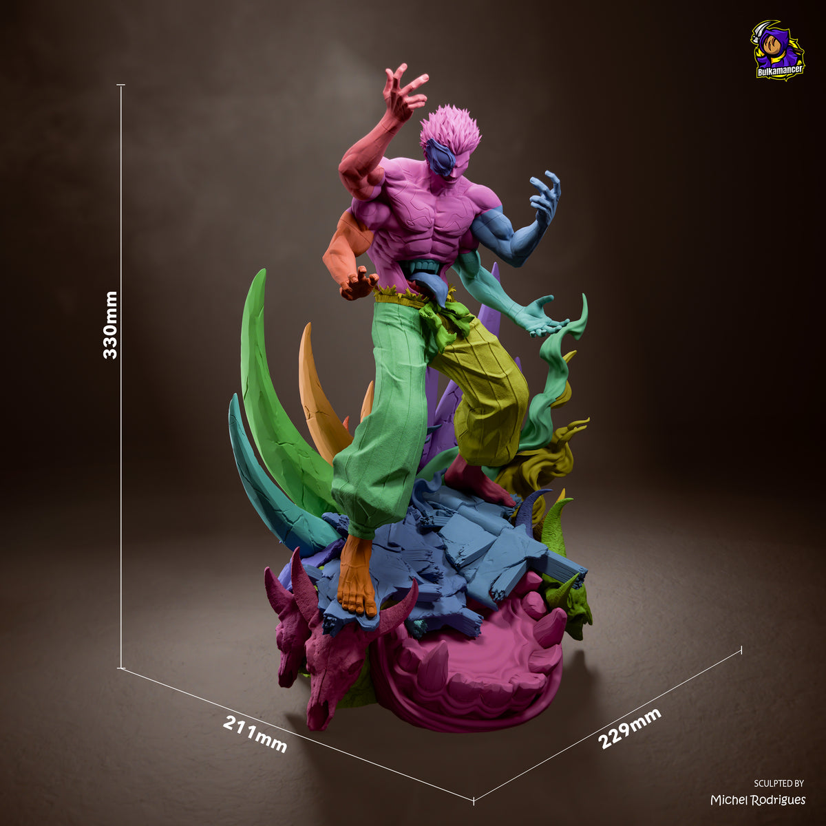 Four-Armed Demon resin garage kit - product image by Bulkamancer Sculpts