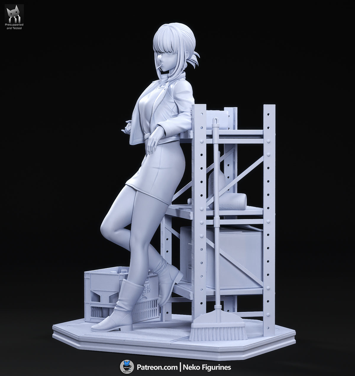Supermarket Smoker resin garage kit - product image by Neko Figurines