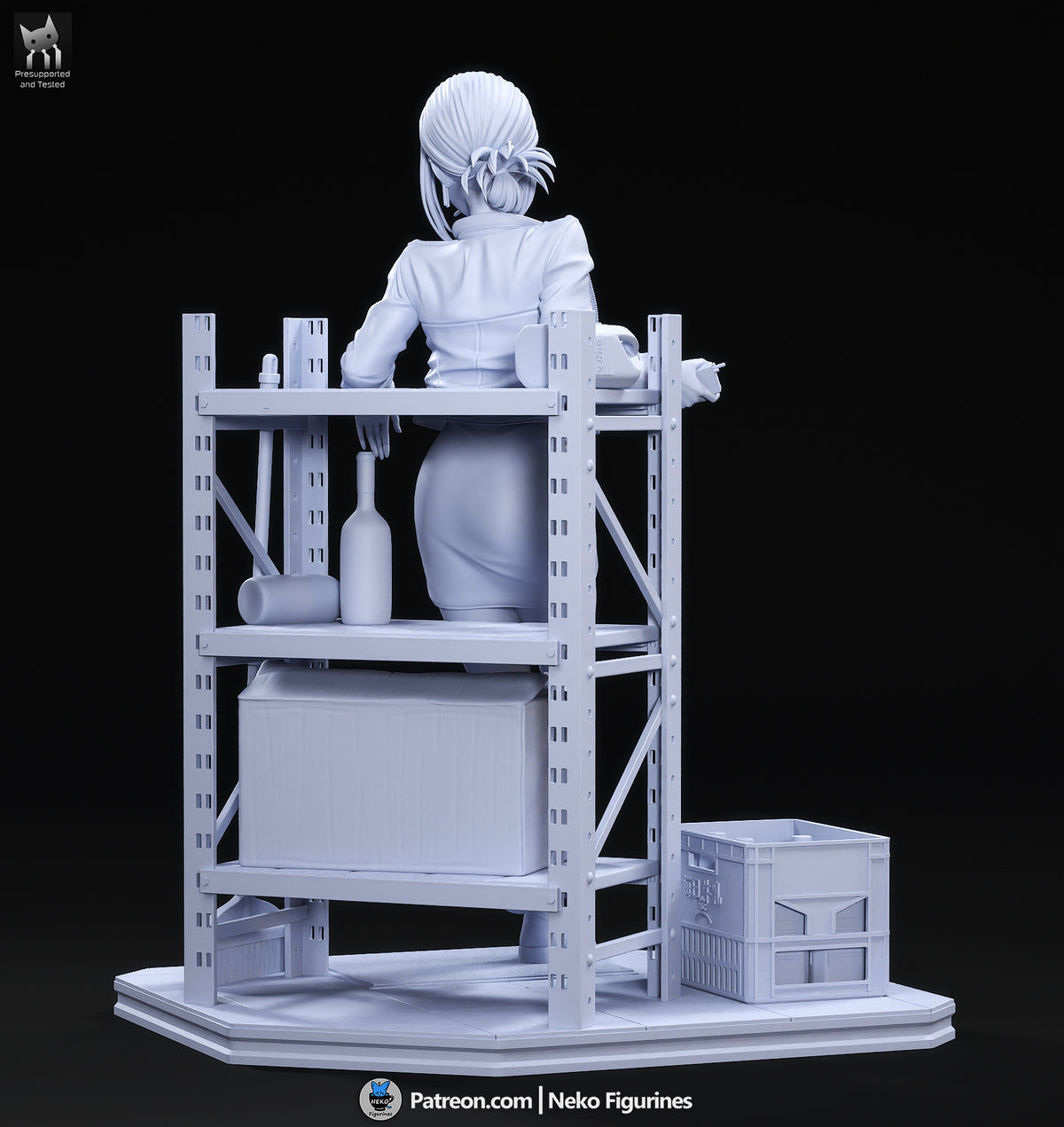 Supermarket Smoker resin garage kit - product image by Neko Figurines