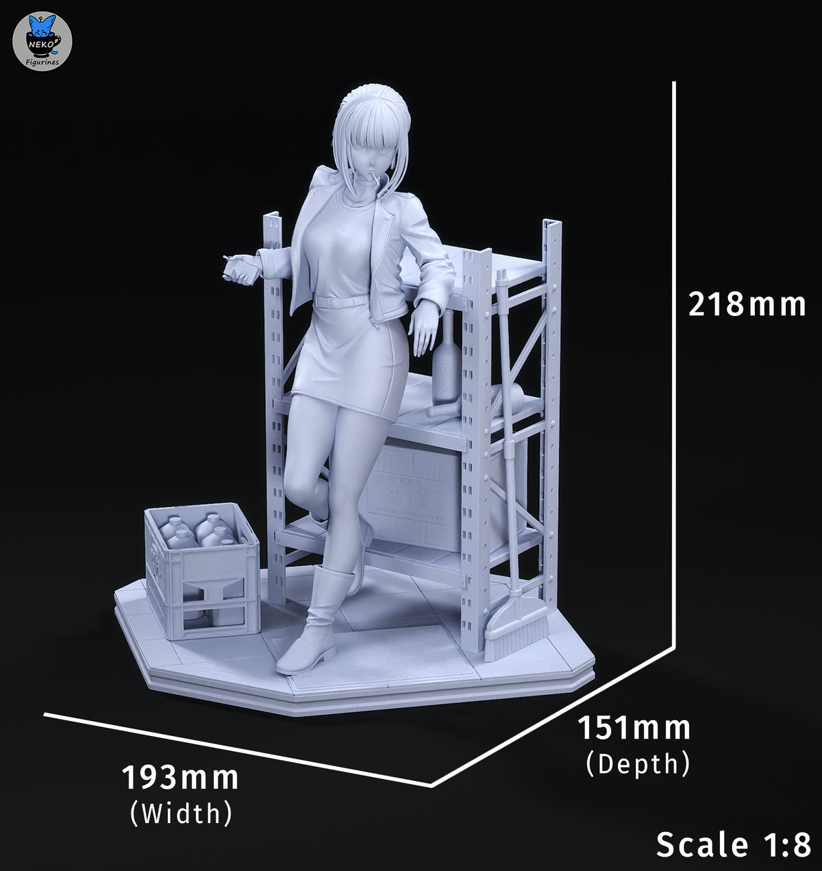 Supermarket Smoker resin garage kit - product image by Neko Figurines