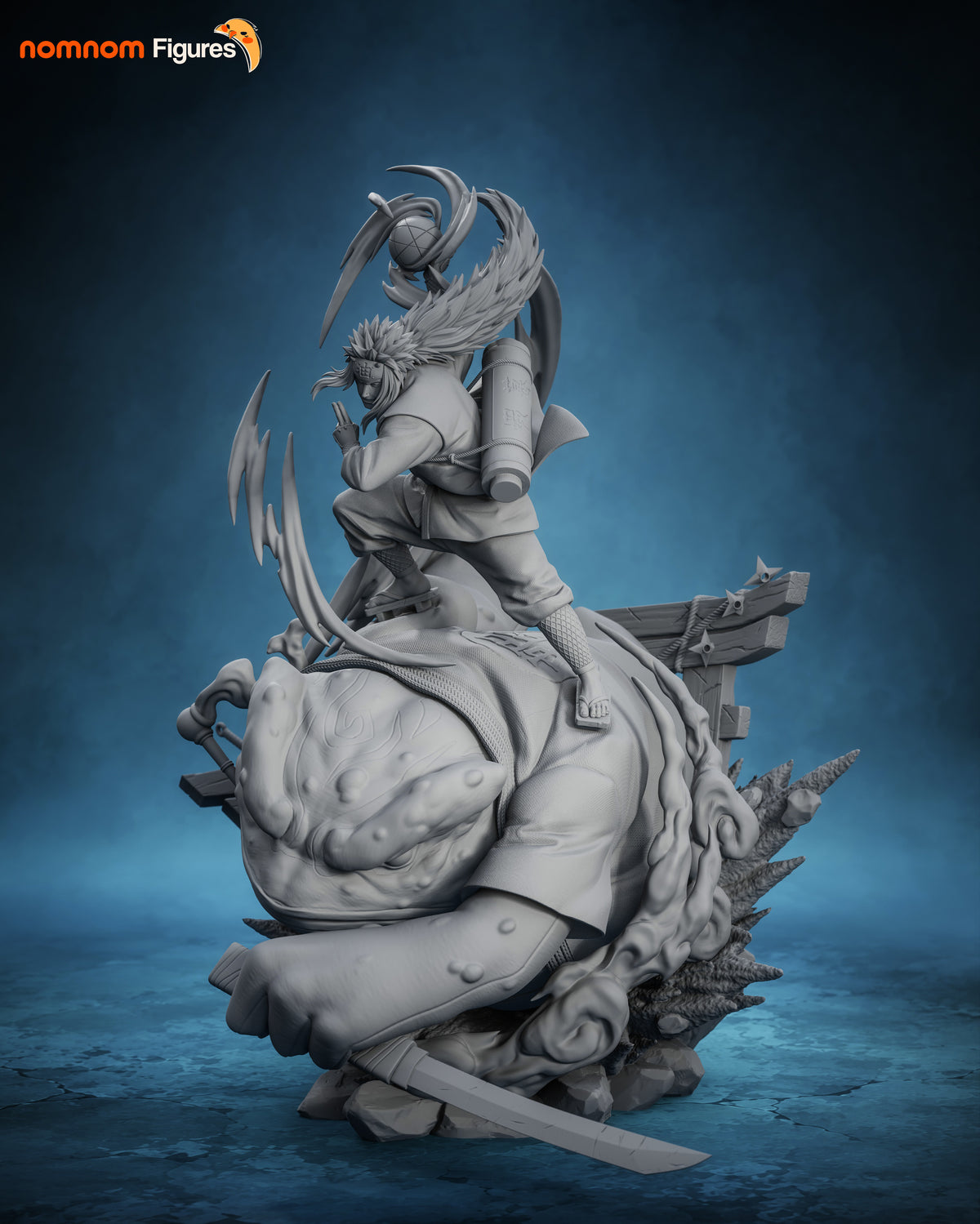 Amphibian Ninja Sage resin garage kit - product image by NomNom Figures