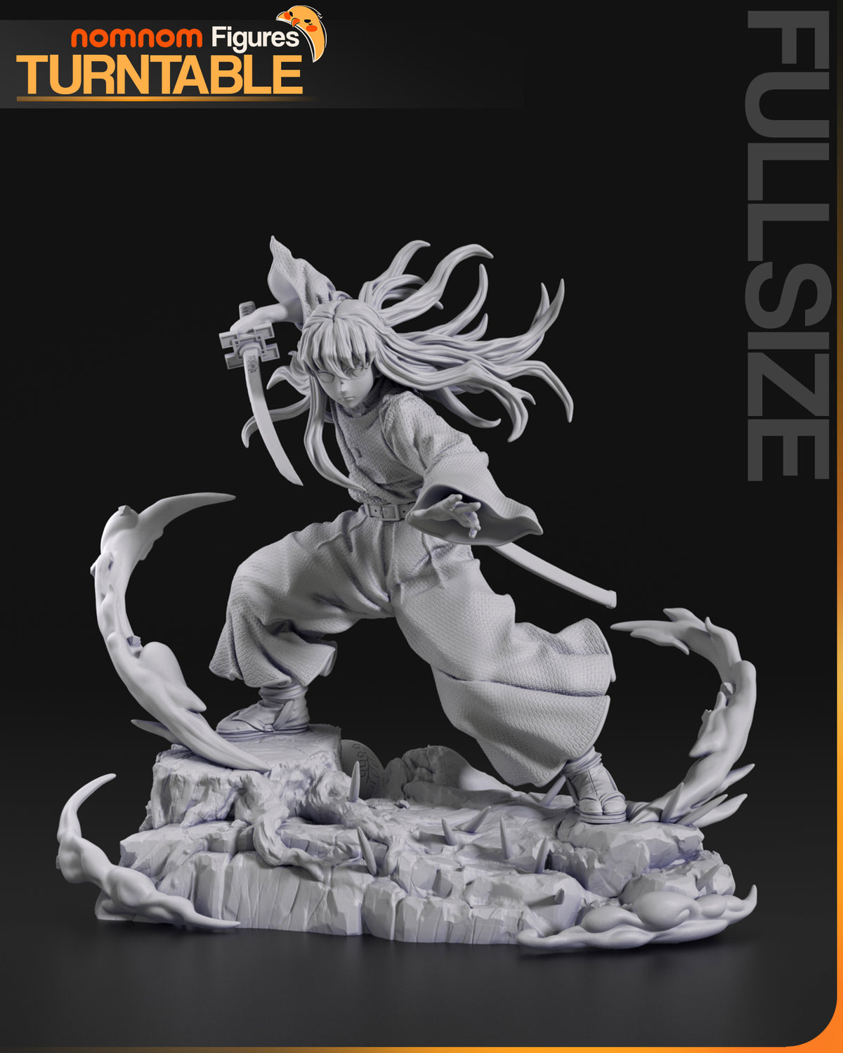 Mist Samurai resin garage kit - product image by NomNom Figures