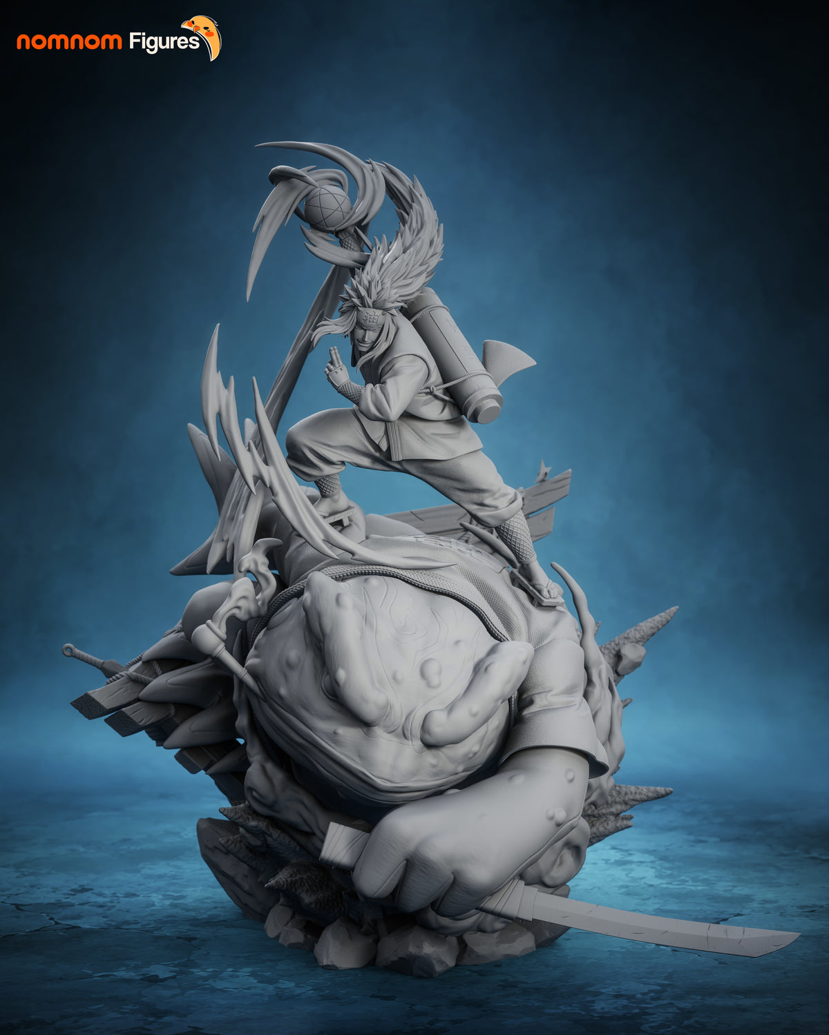 Amphibian Ninja Sage resin garage kit - product image by NomNom Figures
