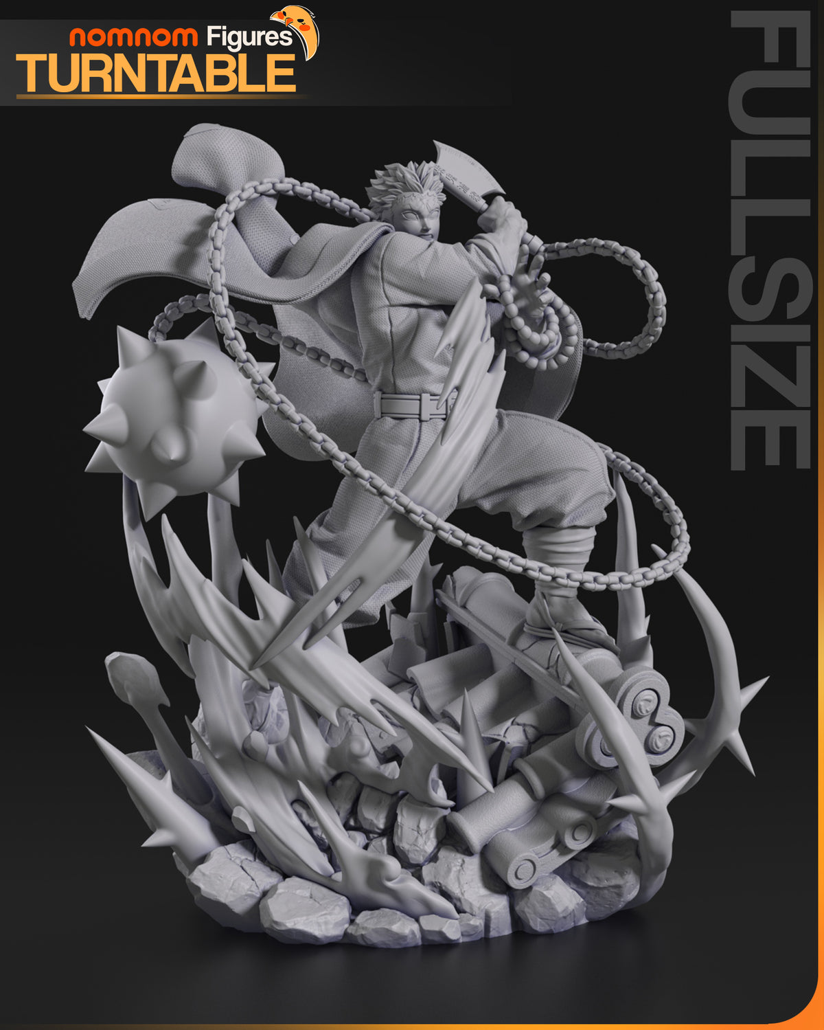 Spiritual Samurai resin garage kit - product image by NomNom Figures