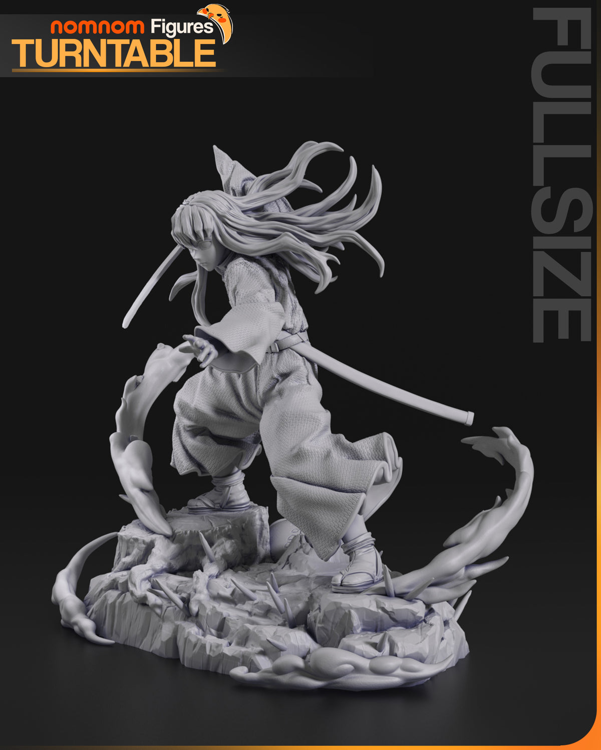 Mist Samurai resin garage kit - product image by NomNom Figures