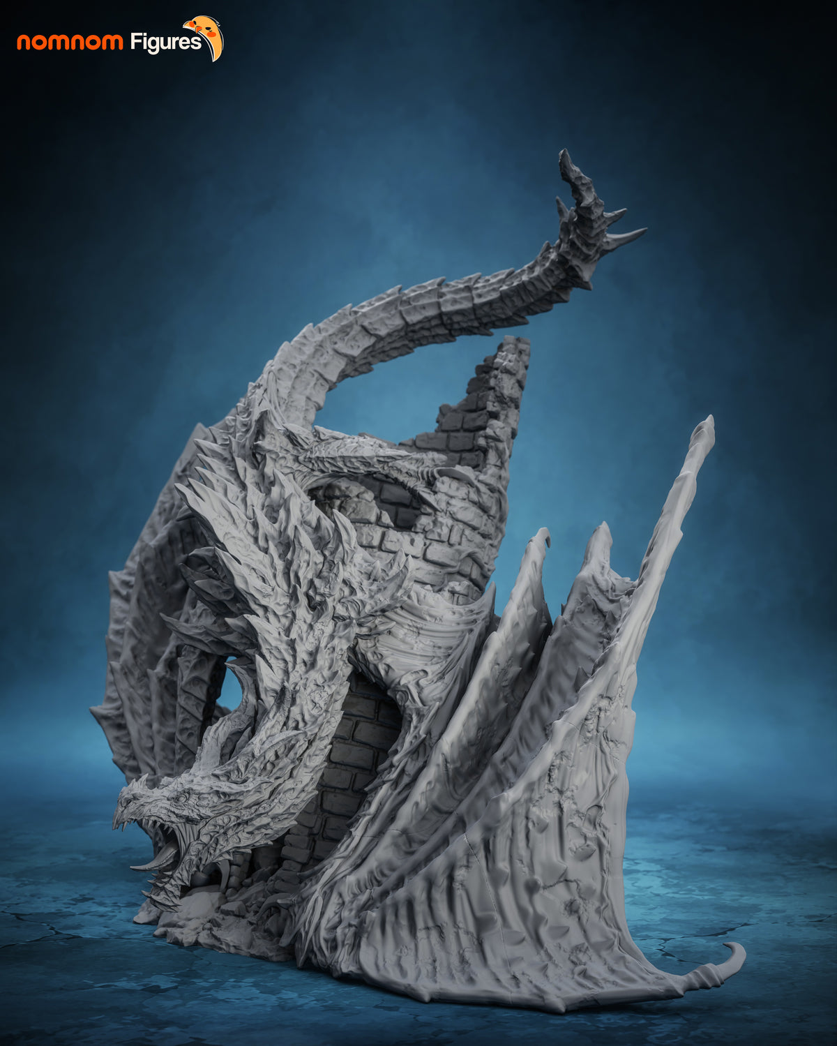 Ancient Dragon resin garage kit - product image by NomNom Figures