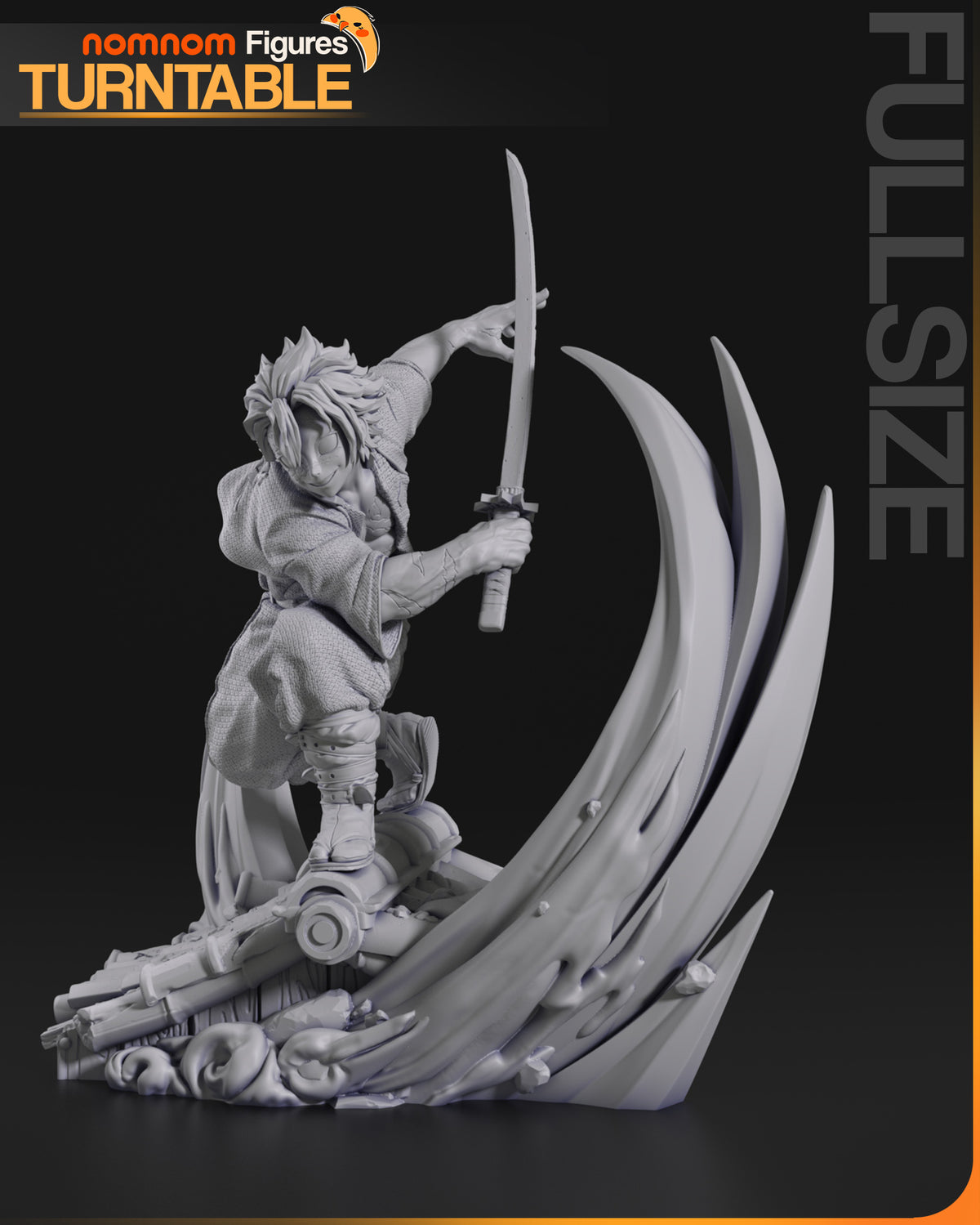 Wind Samurai resin garage kit - product image by NomNom Figures