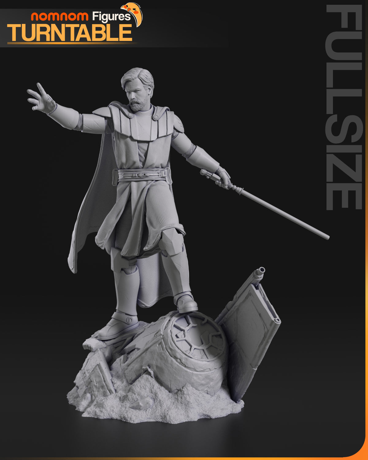 Rebel General resin garage kit - product image by NomNom Figures
