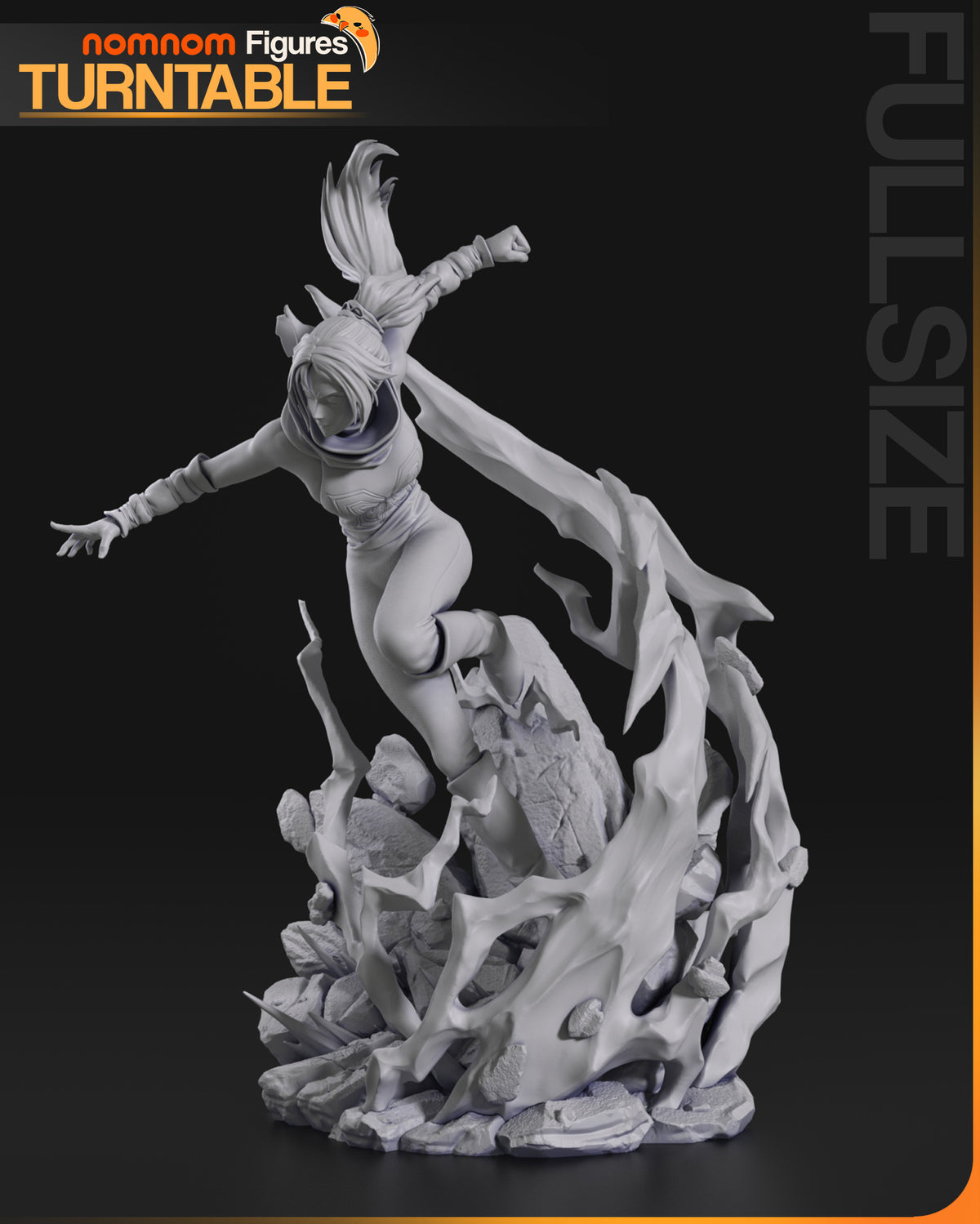 Lightning Ninja resin garage kit - product image by NomNom Figures
