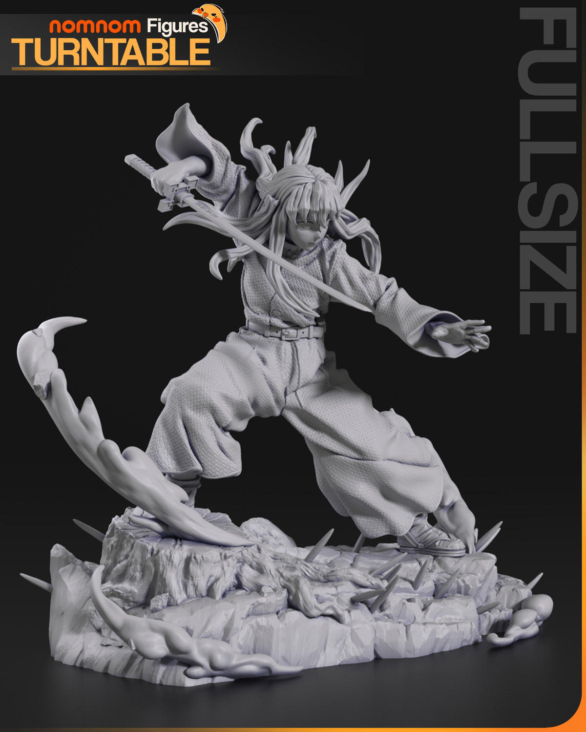 Mist Samurai resin garage kit - product image by NomNom Figures