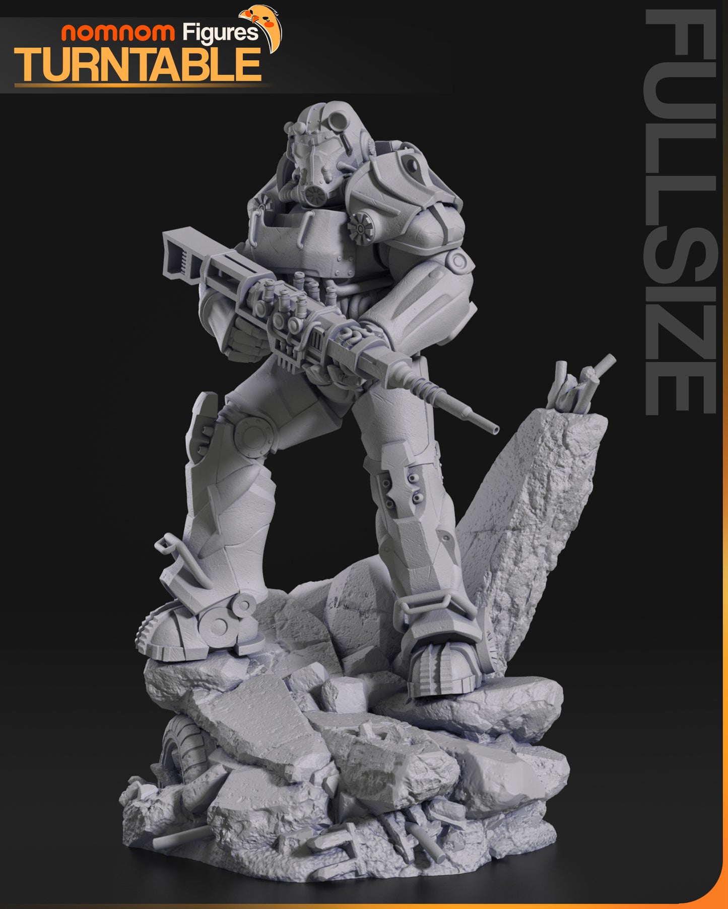 Wasteland Mech Warrior | Unpainted High Fidelity Resin Figure Garage Kit