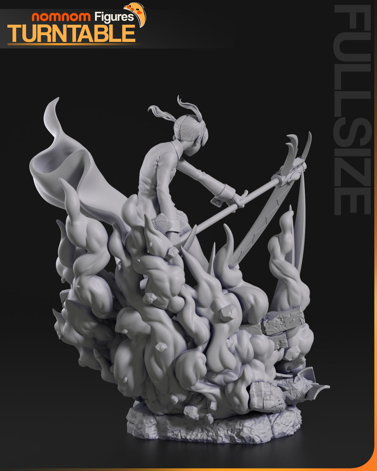 Schoolgirl Reaper resin garage kit - product image by NomNom Figures