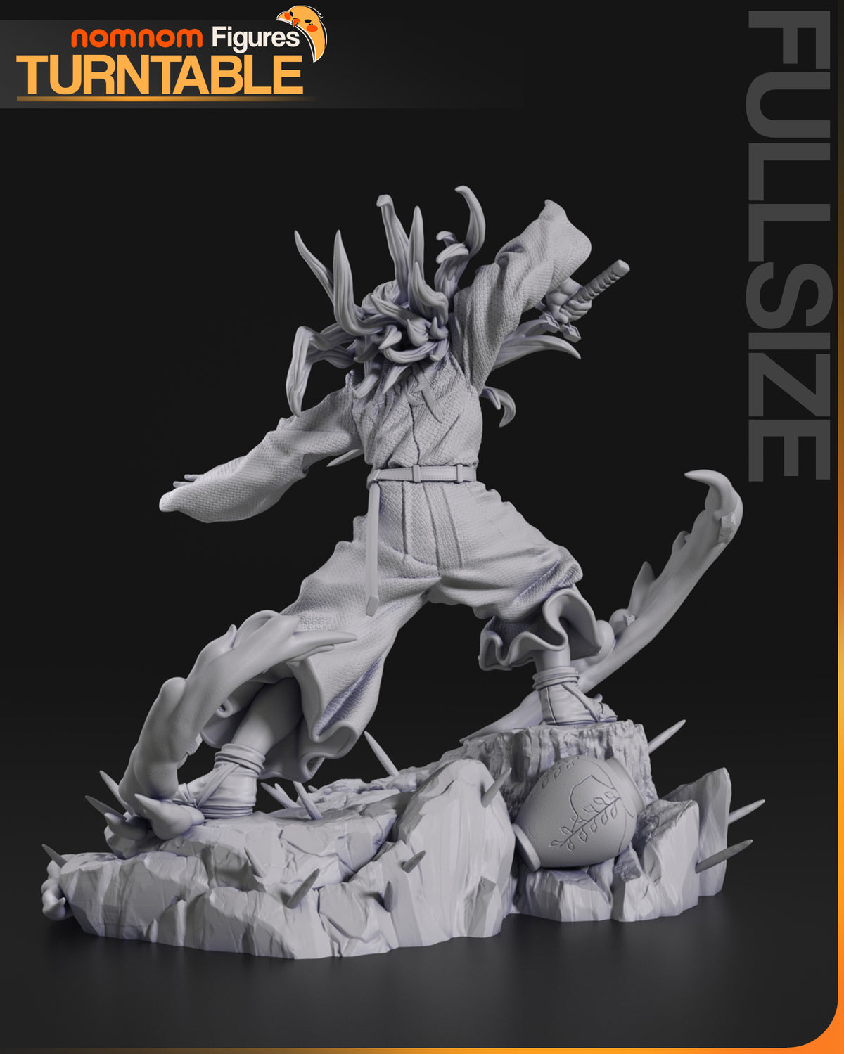 Mist Samurai resin garage kit - product image by NomNom Figures