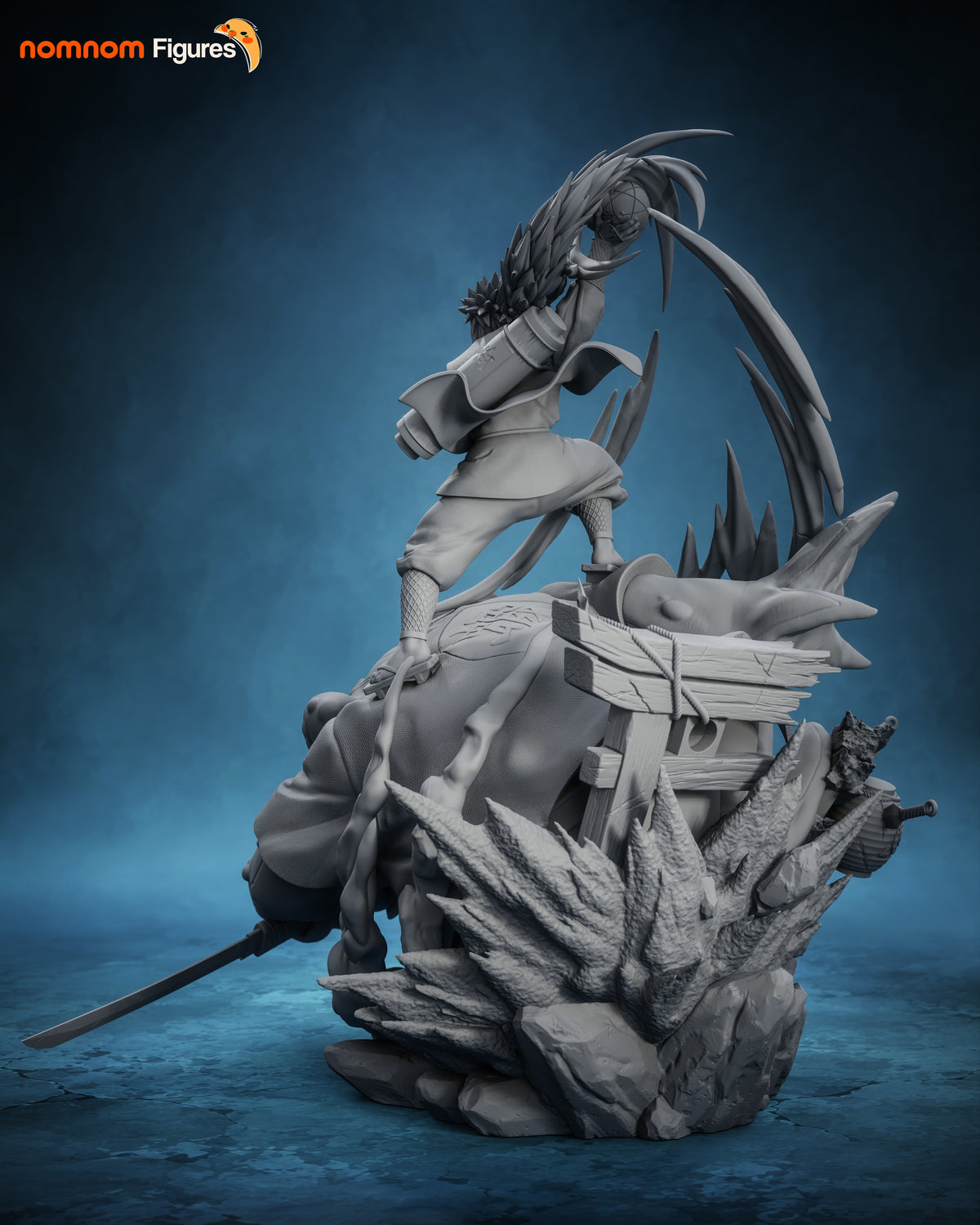 Amphibian Ninja Sage resin garage kit - product image by NomNom Figures